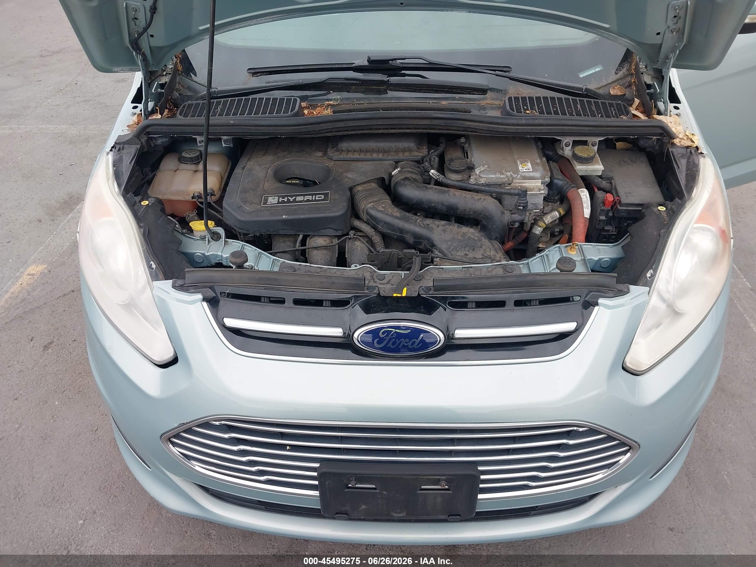 2013 Ford C-max Hybrid Se Turquoise vin: 1FADP5AU7DL505720