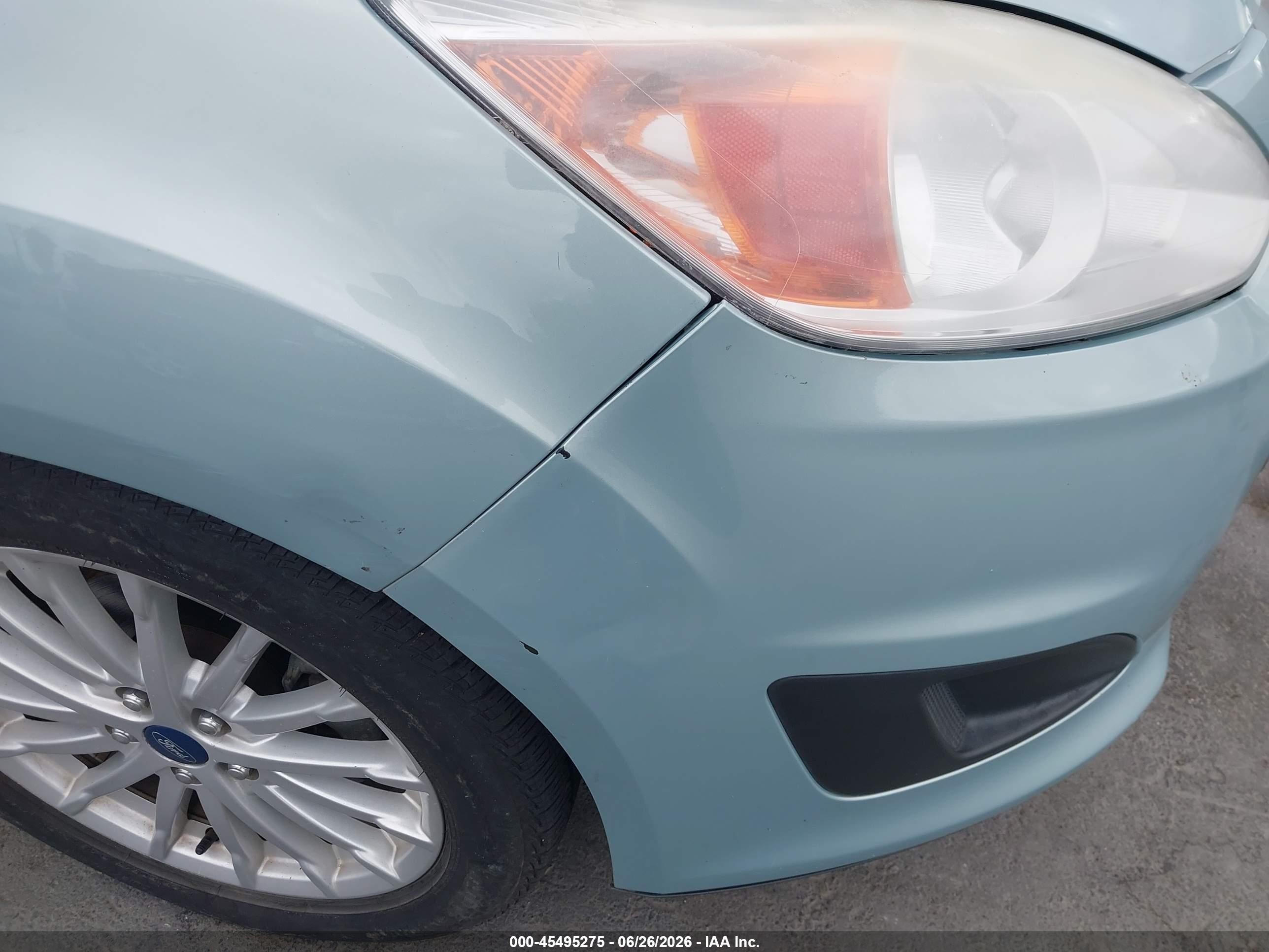2013 Ford C-max Hybrid Se Turquoise vin: 1FADP5AU7DL505720