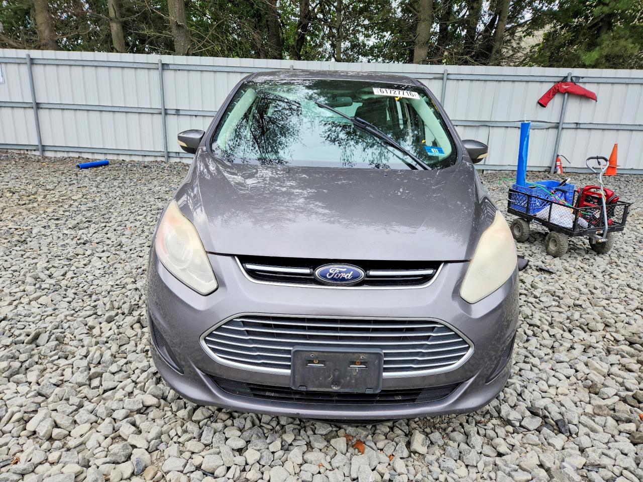 2013 Ford C-max Se Gray vin: 1FADP5AU7DL508035