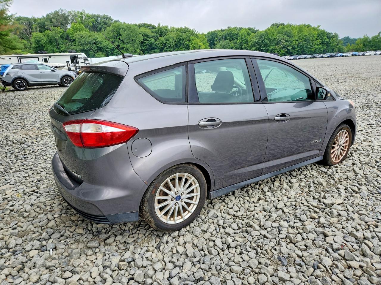 2013 Ford C-max Se Gray vin: 1FADP5AU7DL508035