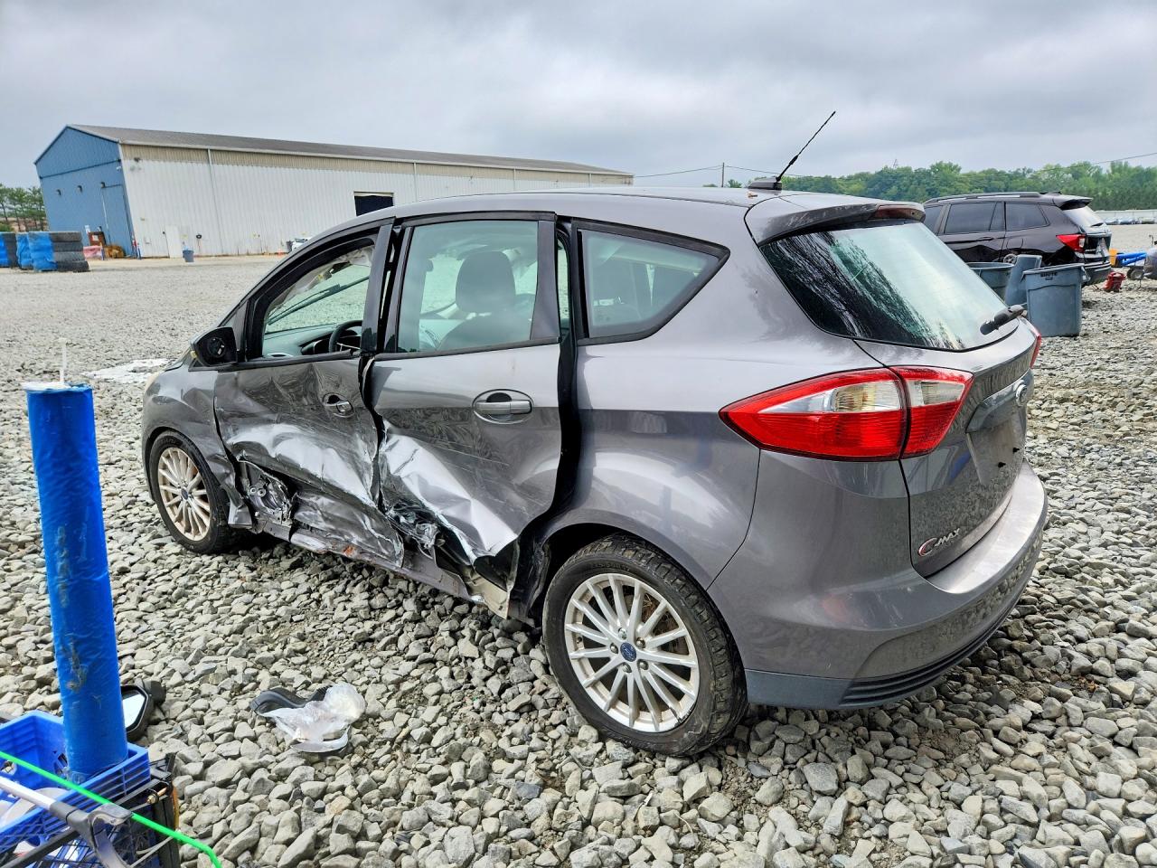 2013 Ford C-max Se Gray vin: 1FADP5AU7DL508035