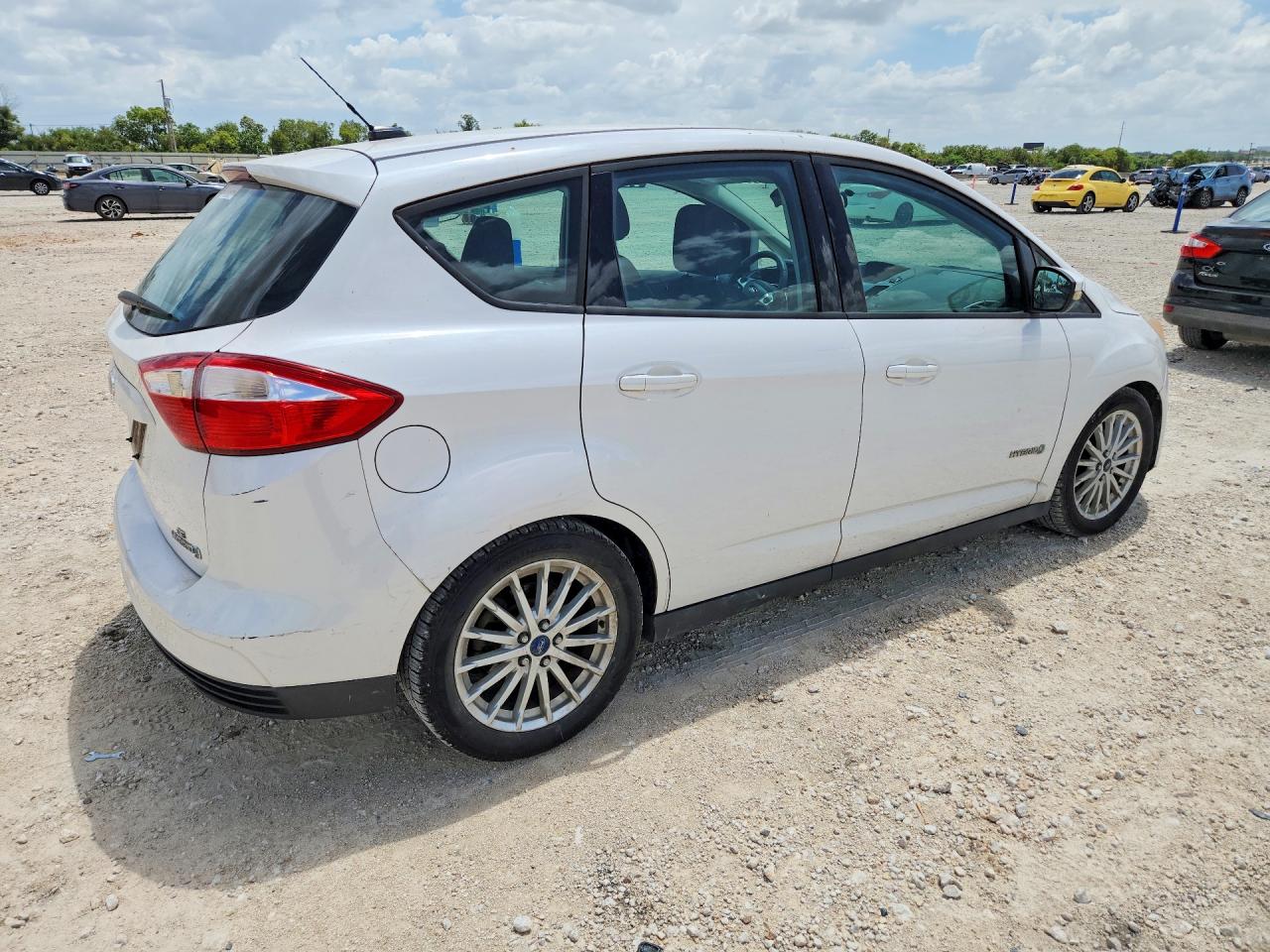 2013 Ford C-max Se Белый vin: 1FADP5AU7DL509136