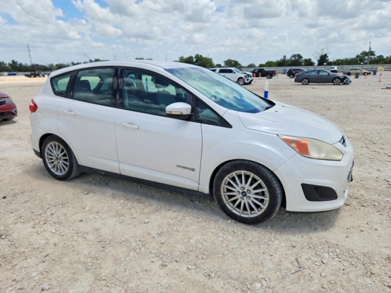 2013 Ford C-max Se Белый vin: 1FADP5AU7DL509136