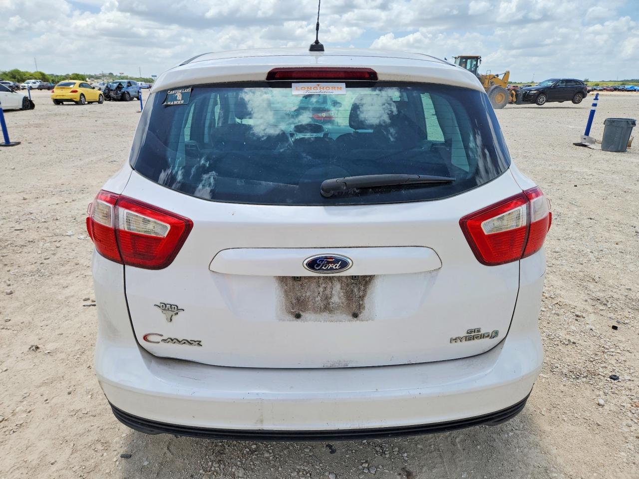 2013 Ford C-max Se Белый vin: 1FADP5AU7DL509136