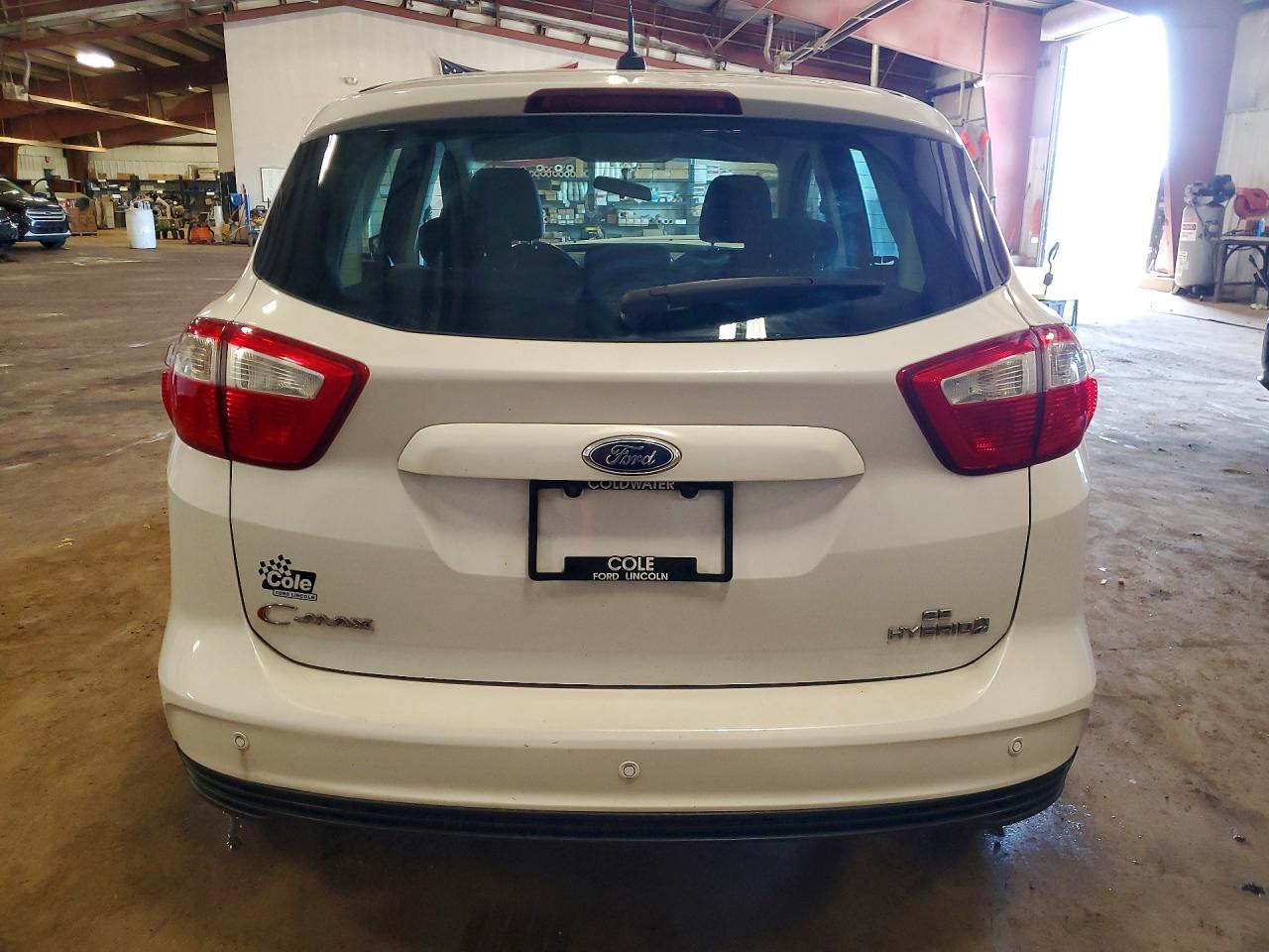 2013 Ford C-max Se White vin: 1FADP5AU7DL523571