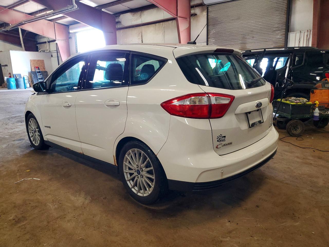 2013 Ford C-max Se White vin: 1FADP5AU7DL523571