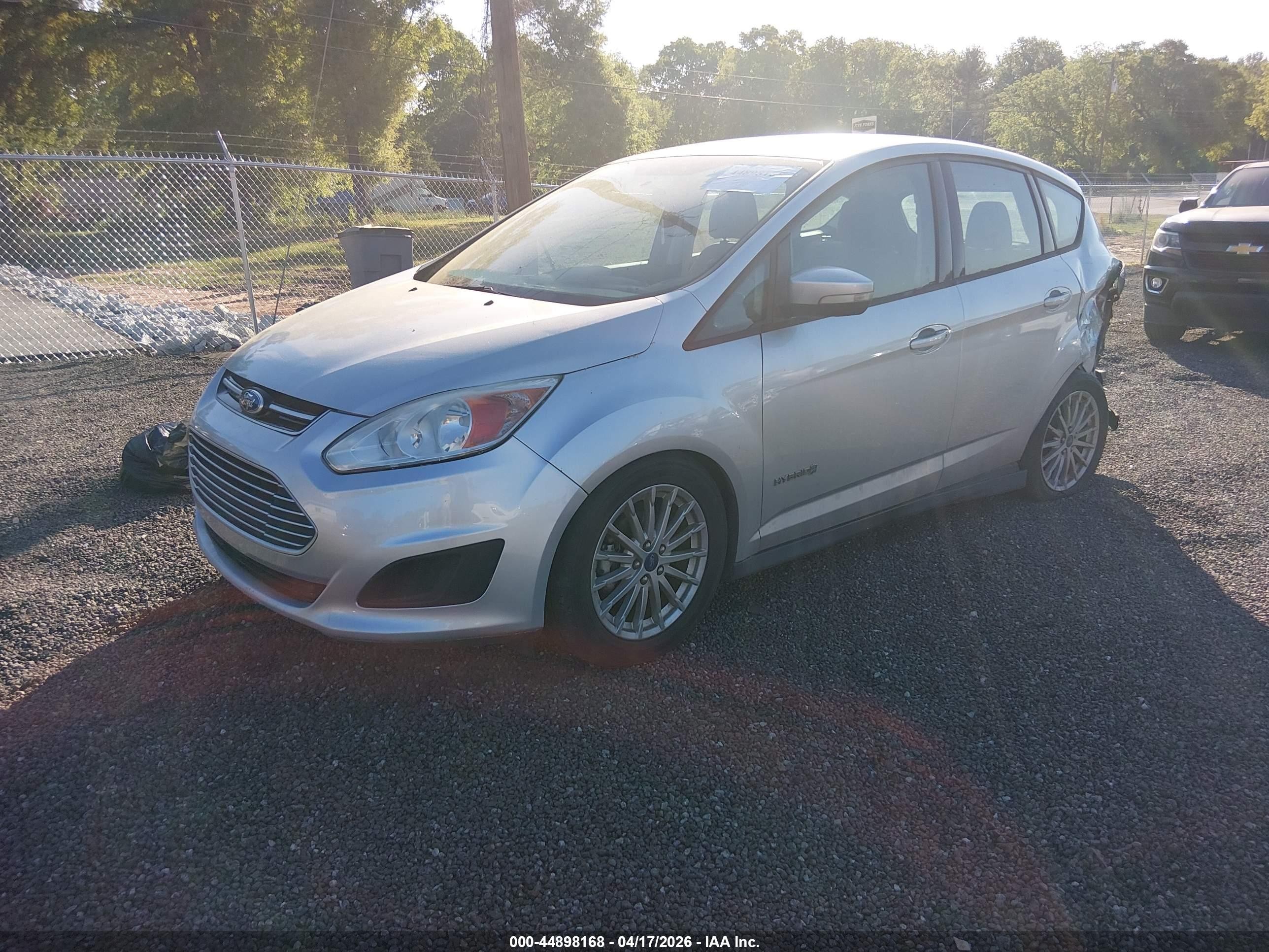 2013 Ford C-max Hybrid Se Silver vin: 1FADP5AU7DL524820