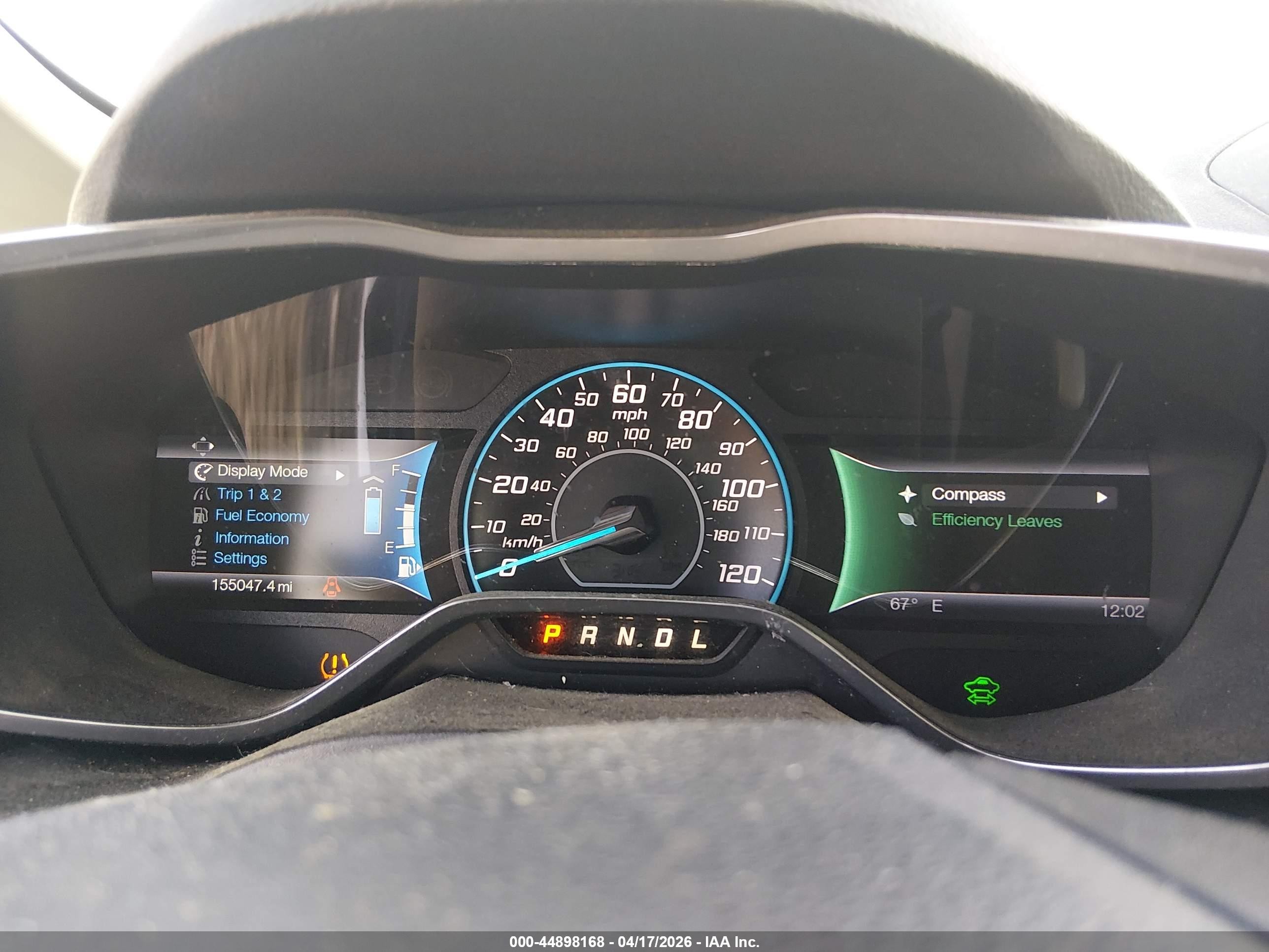 2013 Ford C-max Hybrid Se Silver vin: 1FADP5AU7DL524820
