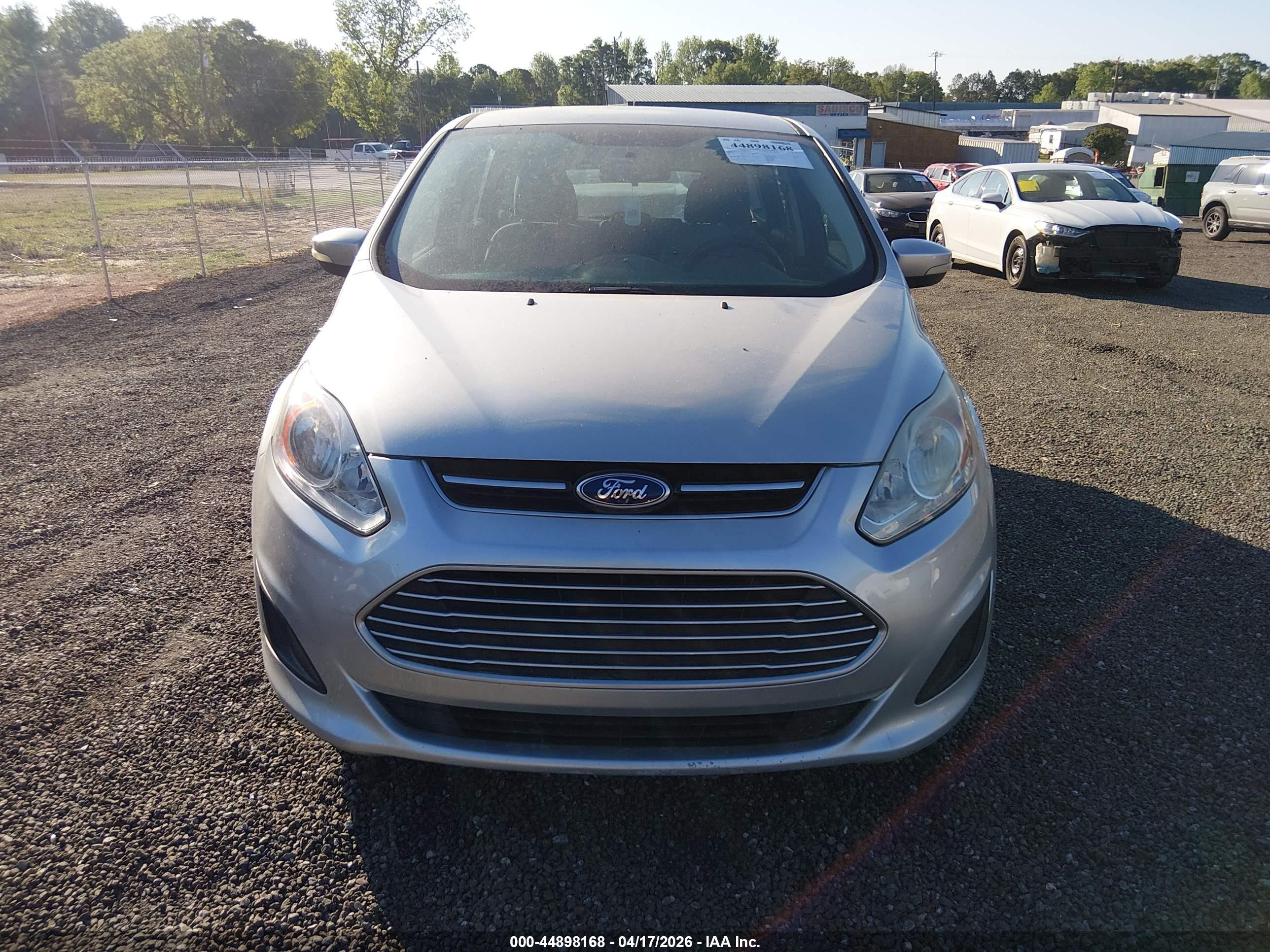 2013 Ford C-max Hybrid Se Silver vin: 1FADP5AU7DL524820