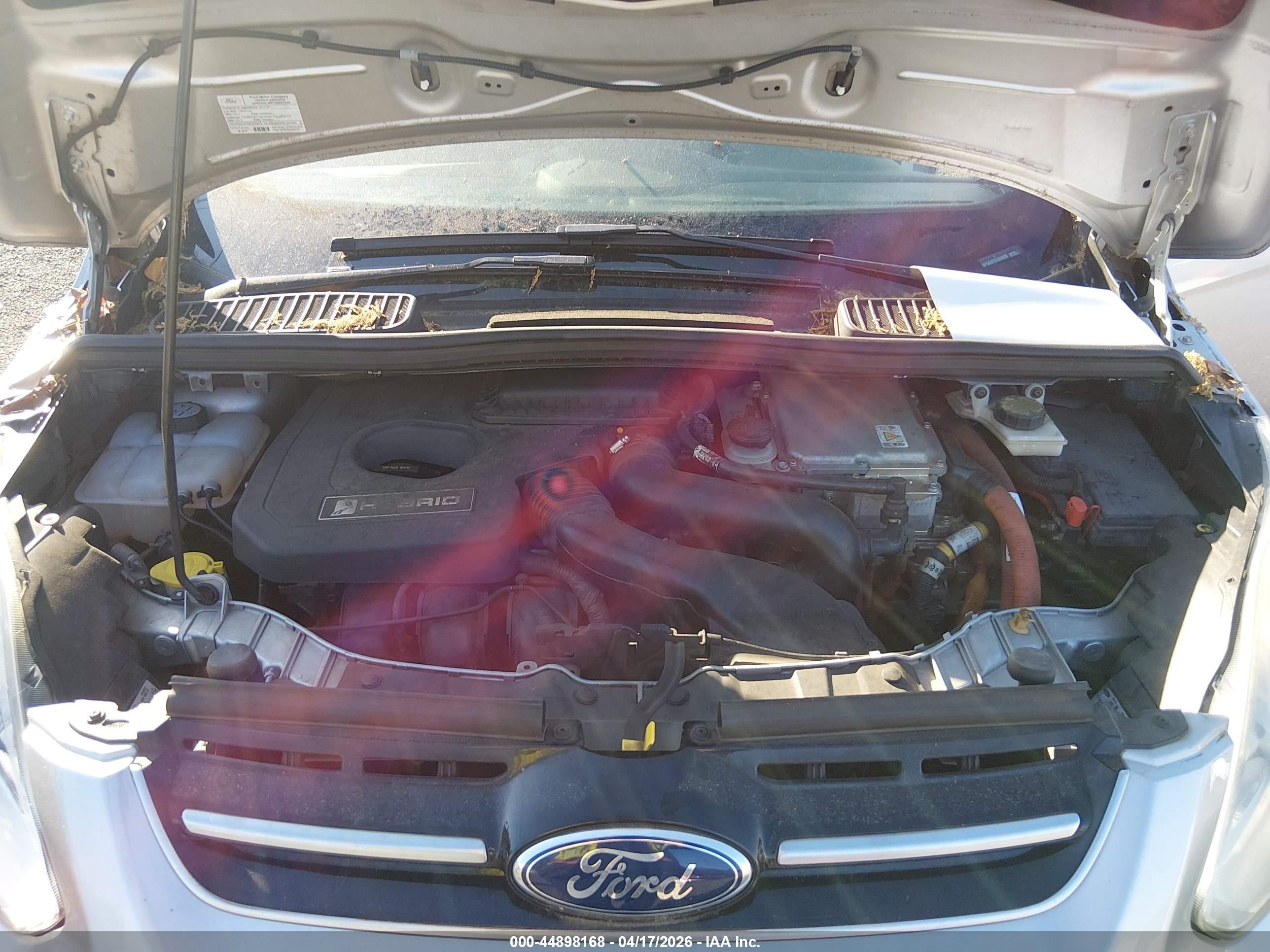 2013 Ford C-max Hybrid Se Silver vin: 1FADP5AU7DL524820