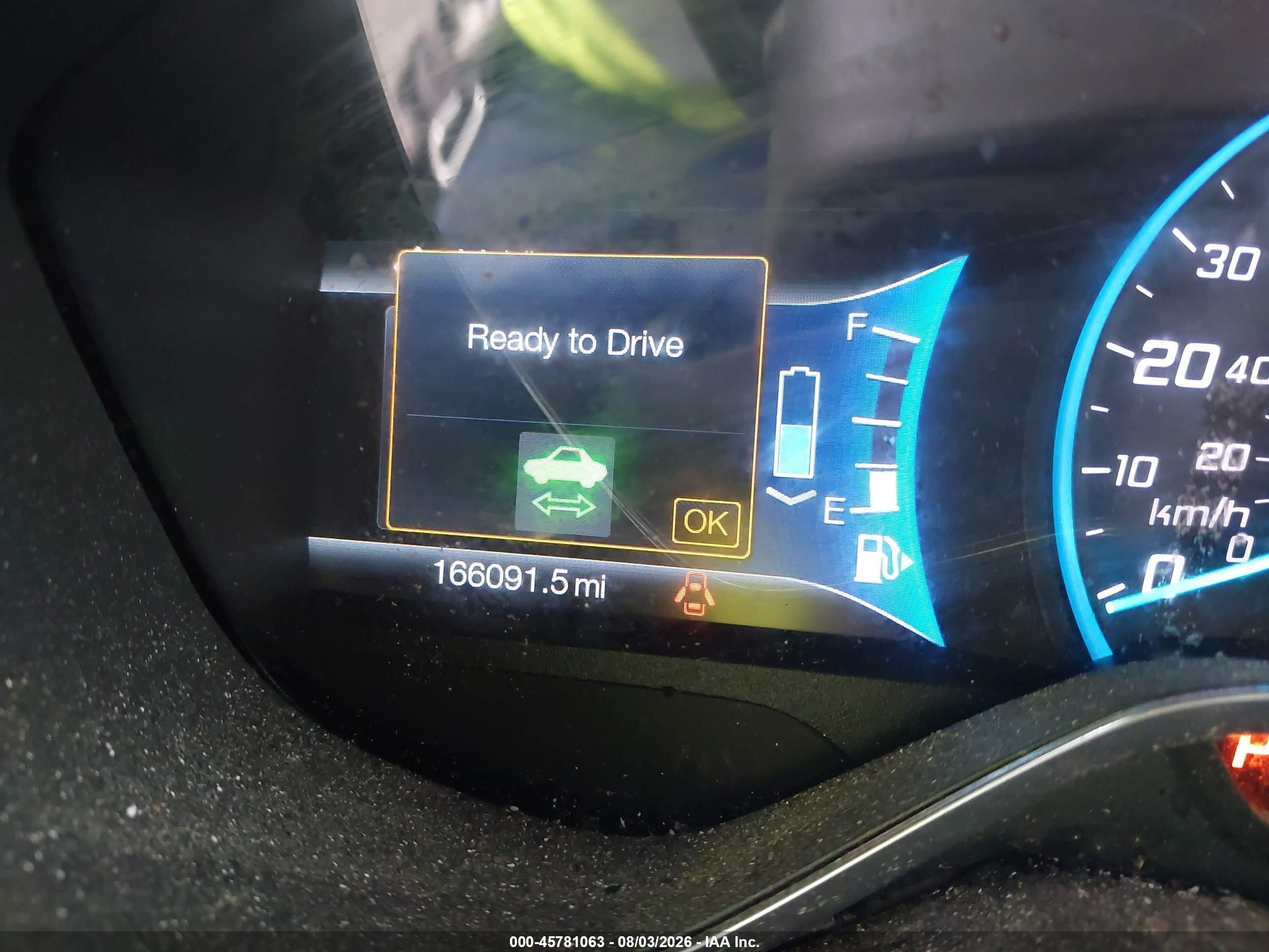 2013 Ford C-max Hybrid Se Blue vin: 1FADP5AU7DL547188