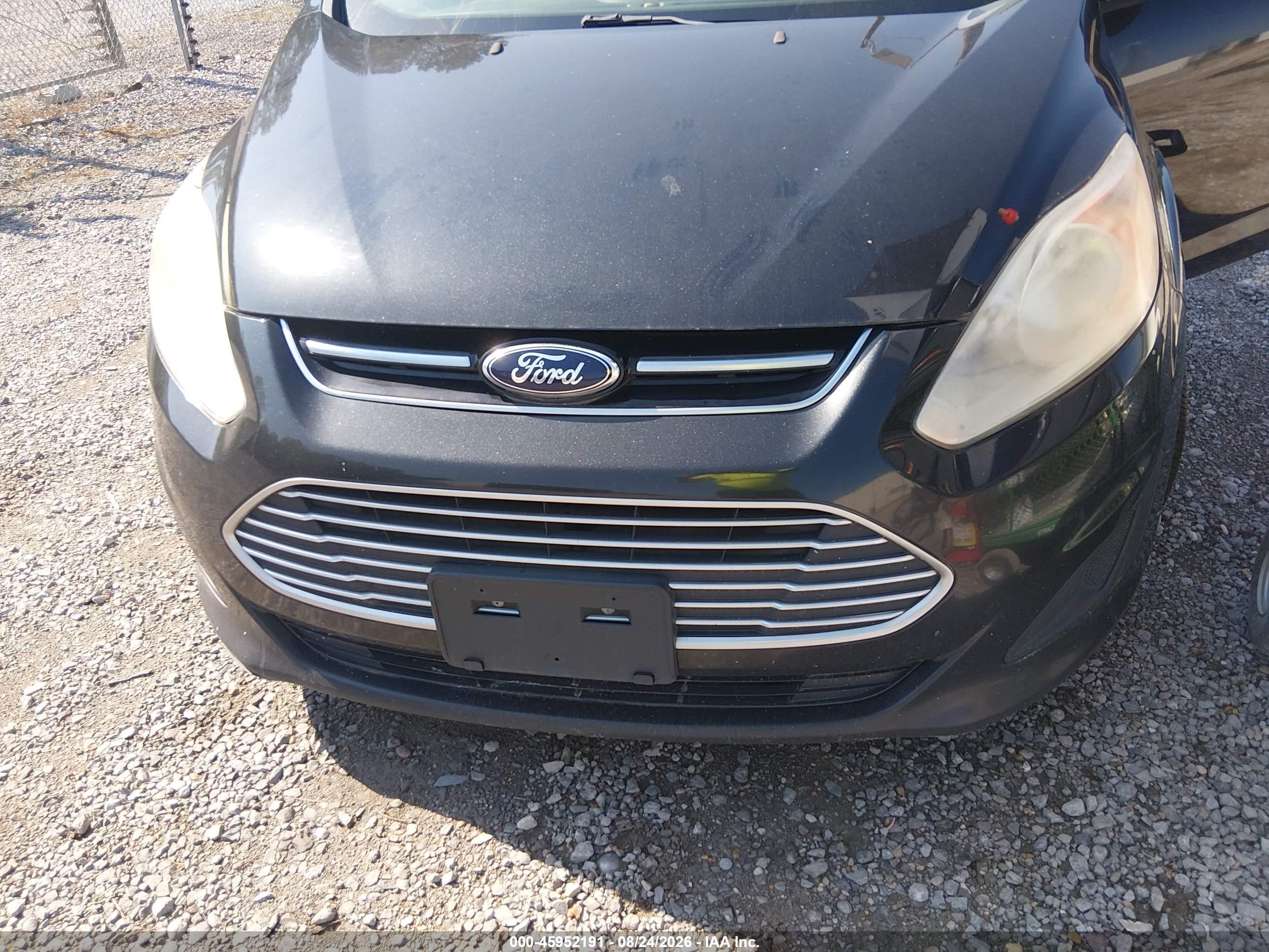 2013 Ford C-max Hybrid Se Black vin: 1FADP5AU7DL556358