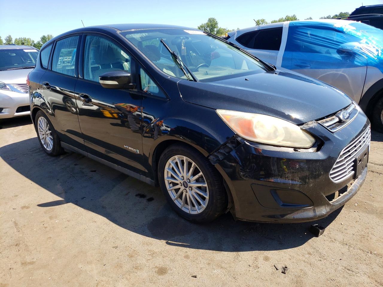 2014 Ford C-max Se Black vin: 1FADP5AU7EL517660
