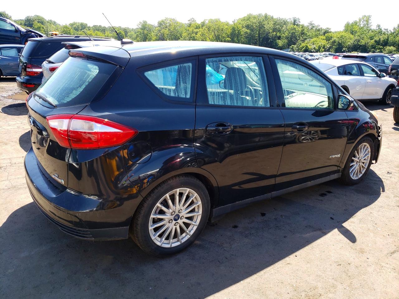 2014 Ford C-max Se Black vin: 1FADP5AU7EL517660