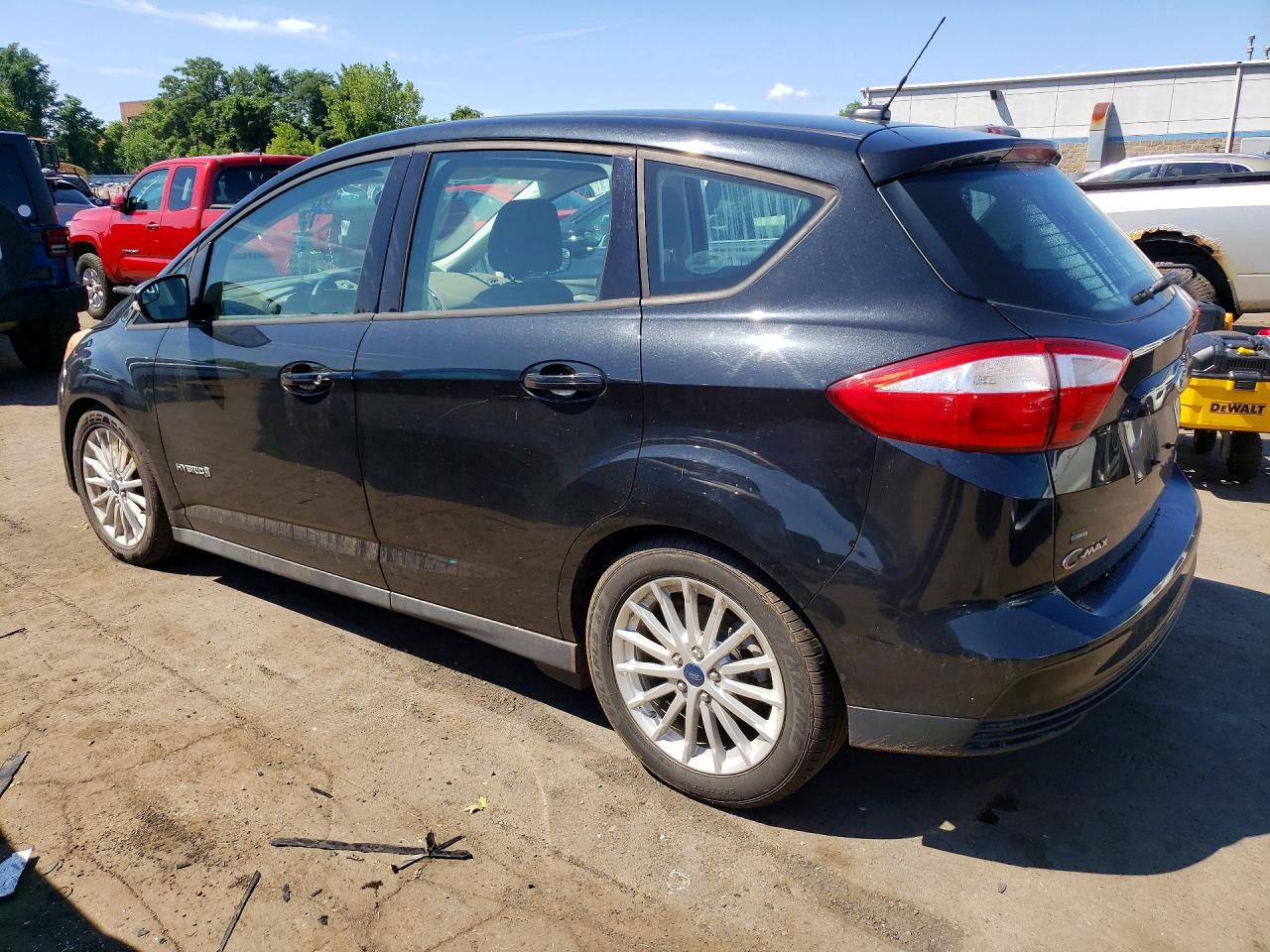 2014 Ford C-max Se Black vin: 1FADP5AU7EL517660