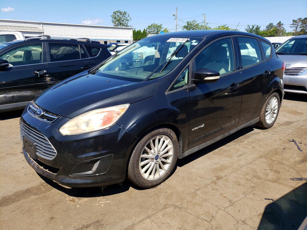 2014 Ford C-max Se Black vin: 1FADP5AU7EL517660