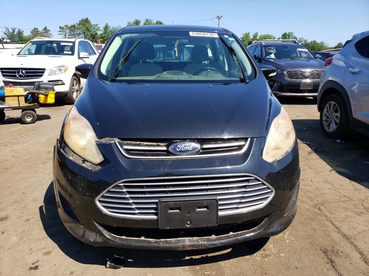 2014 Ford C-max Se Black vin: 1FADP5AU7EL517660