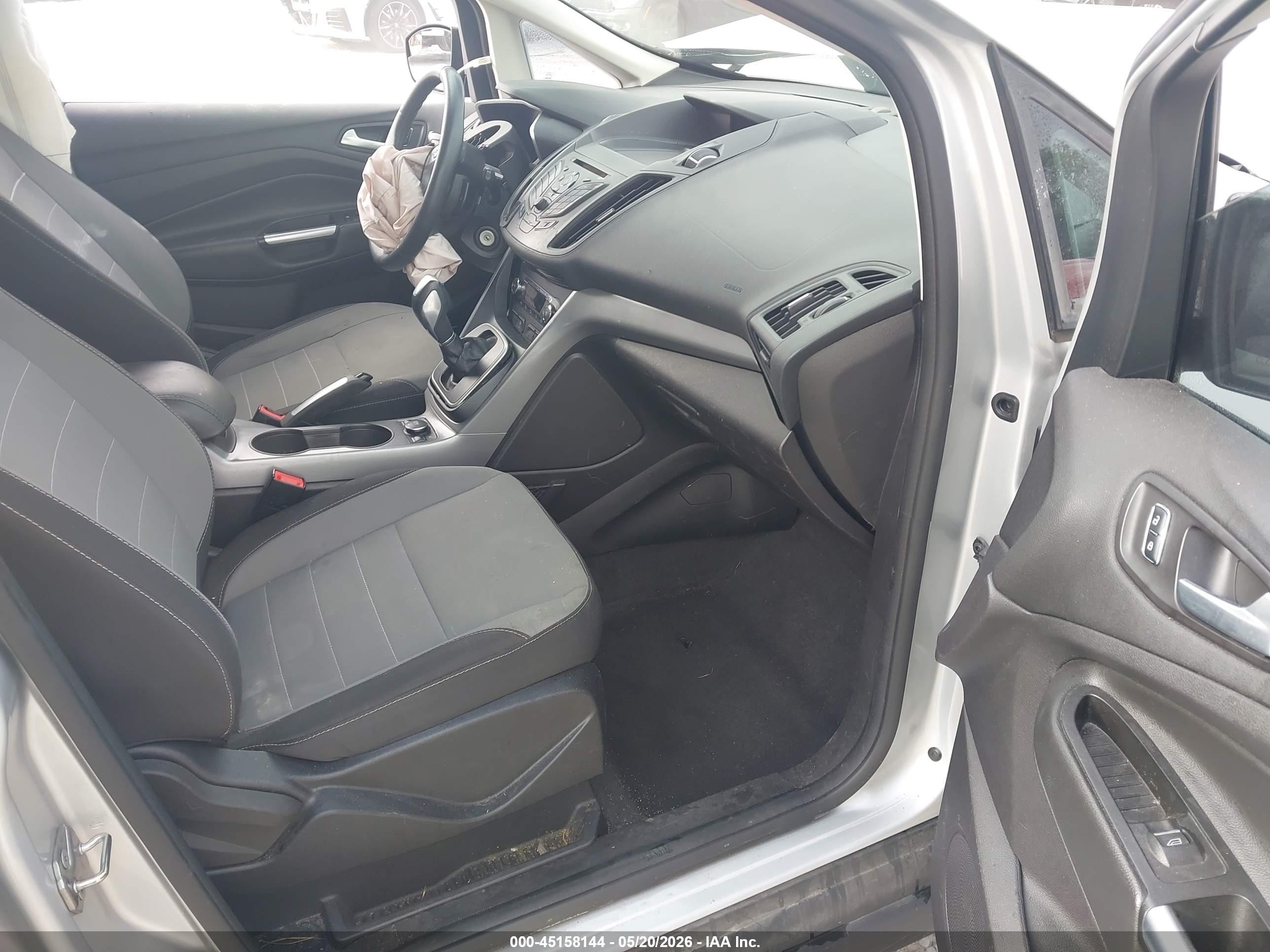 2014 Ford C-max Hybrid Se Silver vin: 1FADP5AU7EL520719