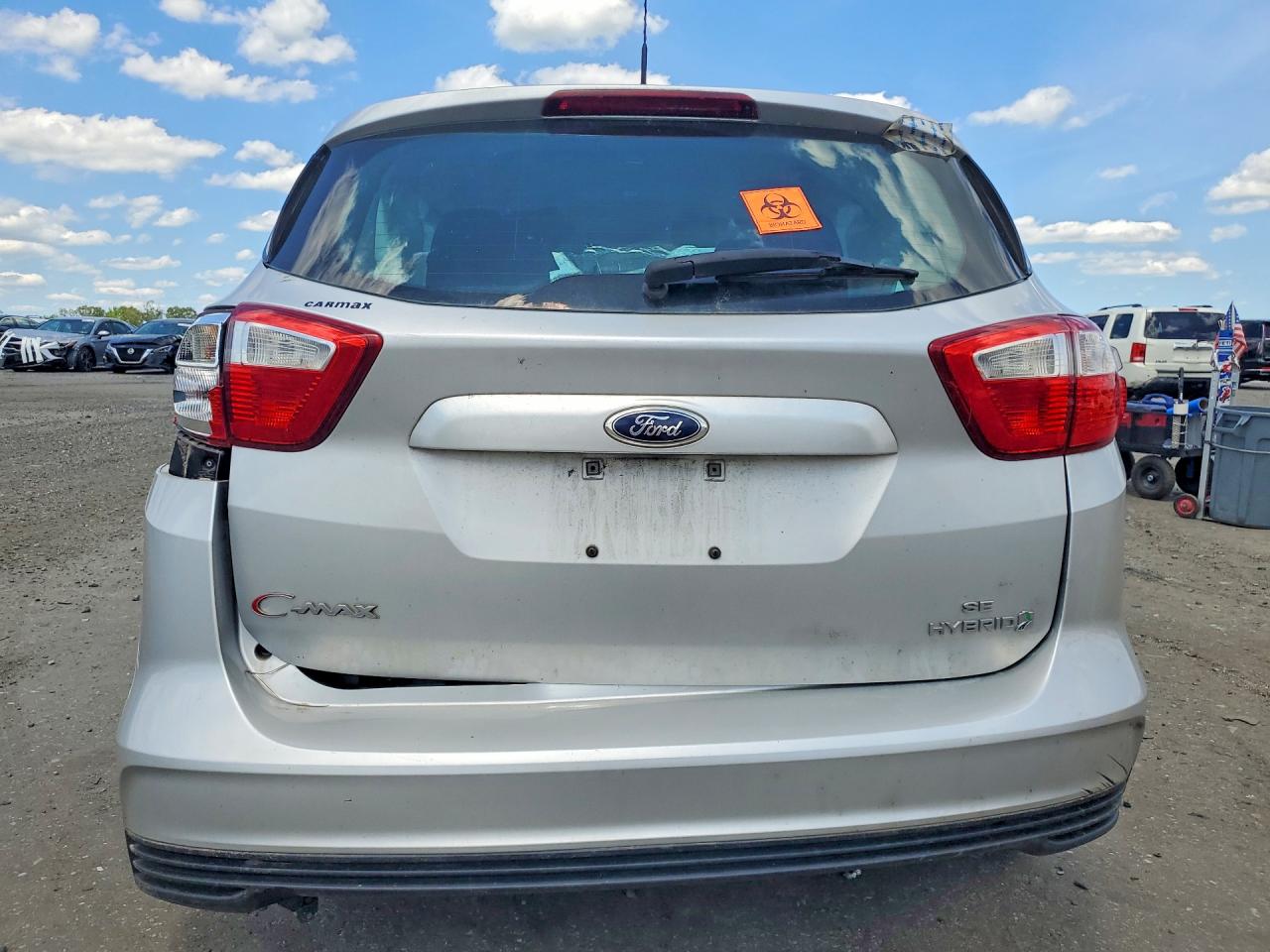 2015 Ford C-max Se Silver vin: 1FADP5AU7FL103733