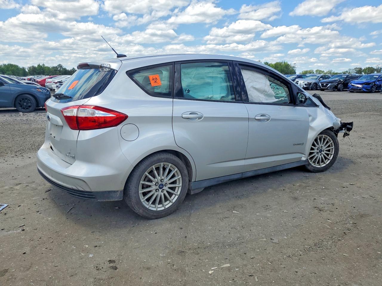 2015 Ford C-max Se Silver vin: 1FADP5AU7FL103733