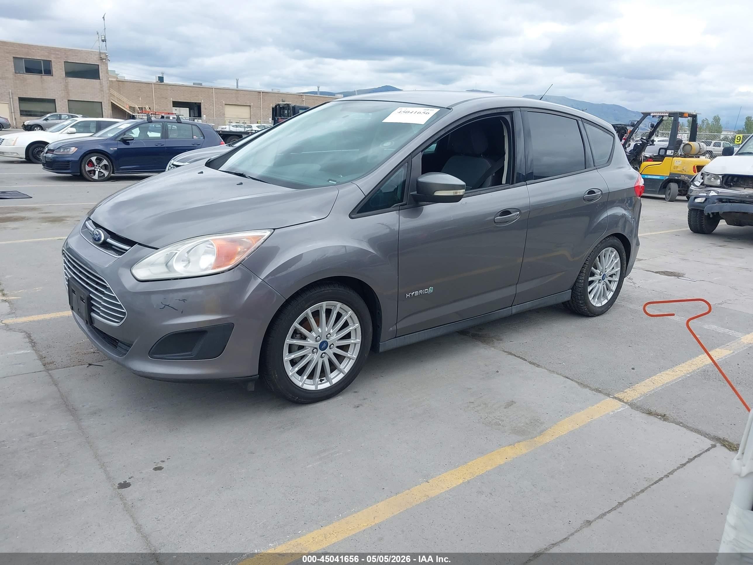 2013 Ford C-max Hybrid Se Gray vin: 1FADP5AU8DL511753