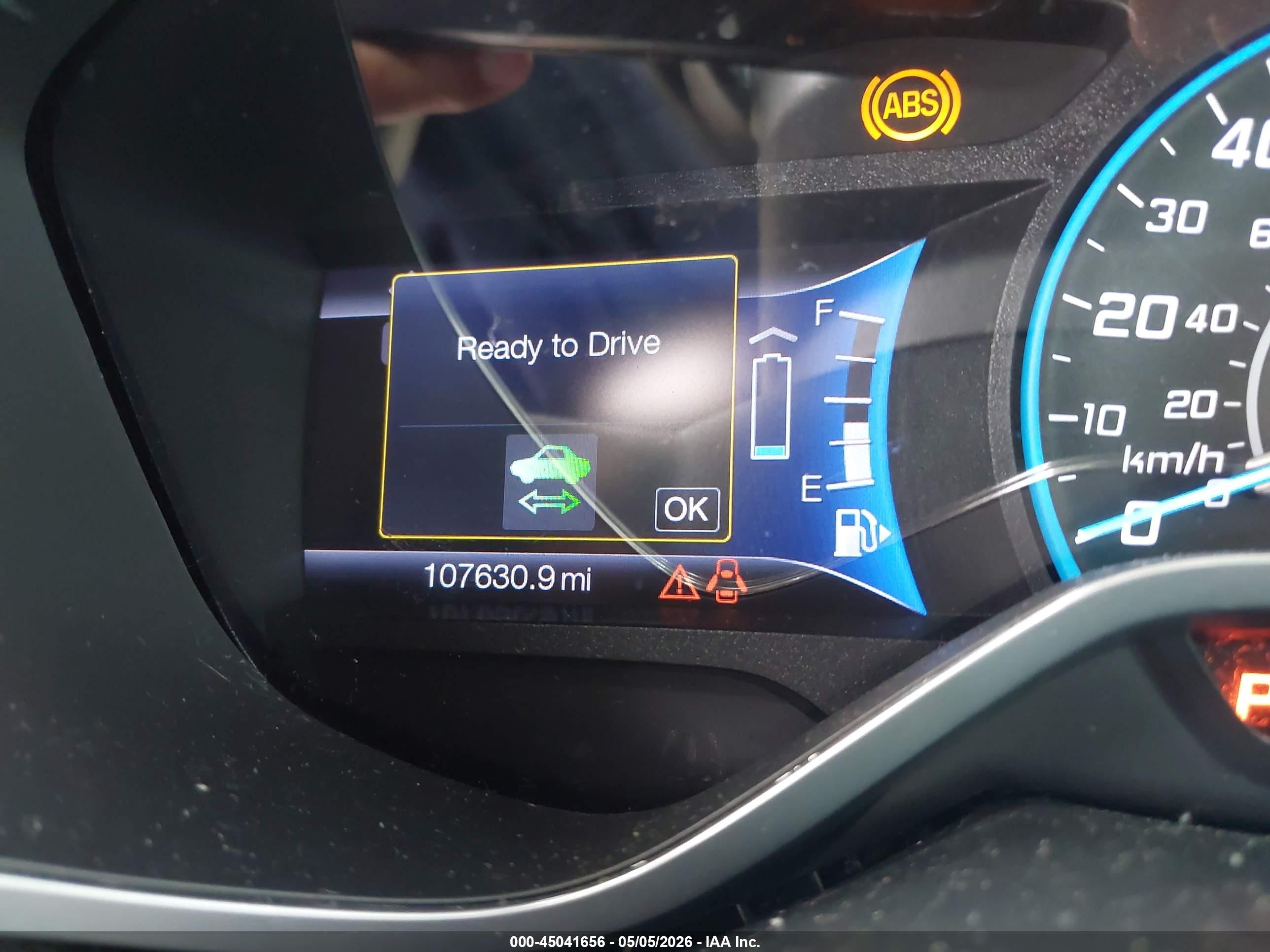 2013 Ford C-max Hybrid Se Gray vin: 1FADP5AU8DL511753