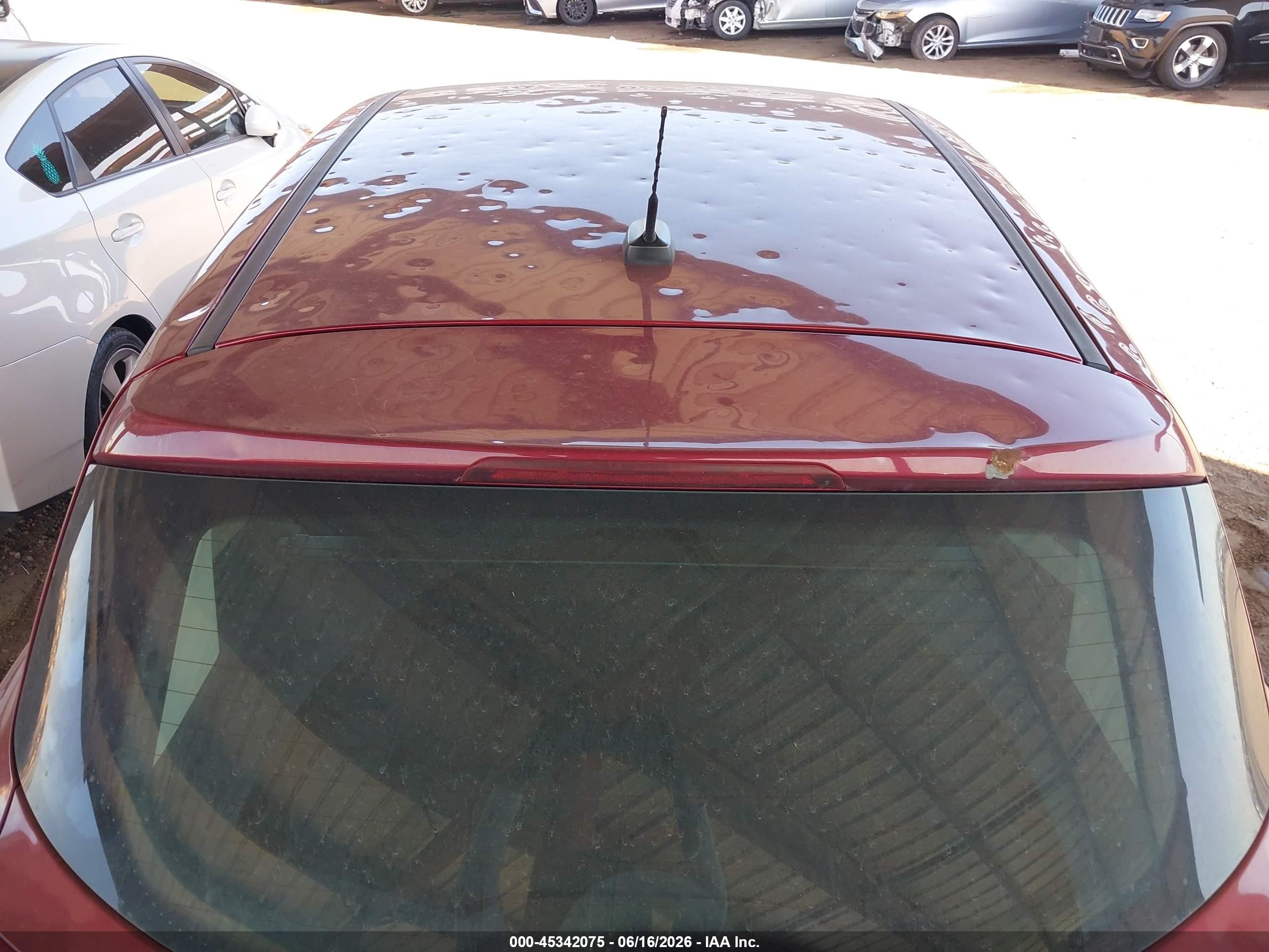 2013 Ford C-max Hybrid Se Red vin: 1FADP5AU8DL512949
