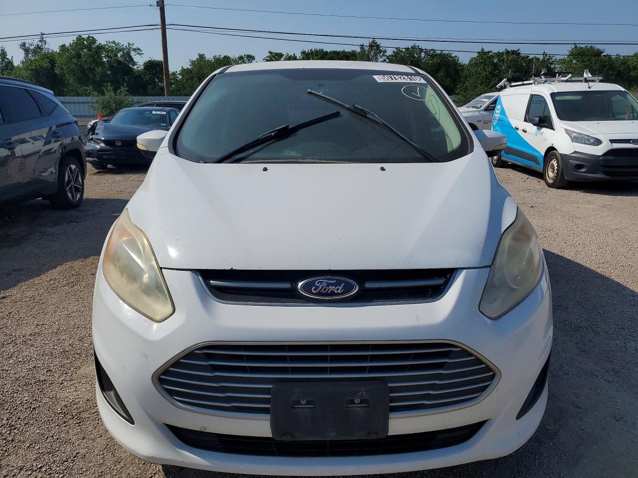 2013 Ford C-max Se White vin: 1FADP5AU8DL524485