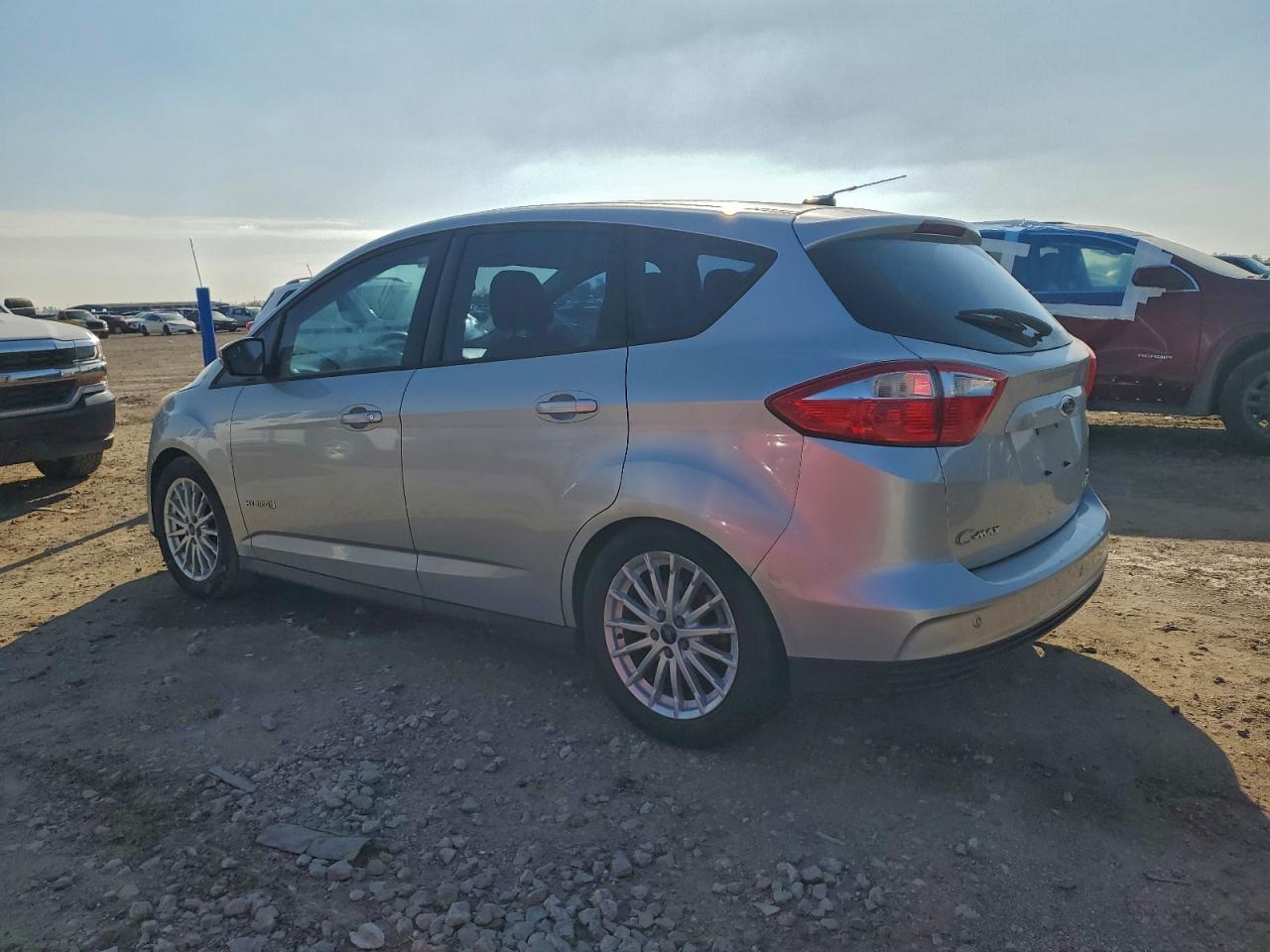 2013 Ford C-max Se Silver vin: 1FADP5AU8DL538855