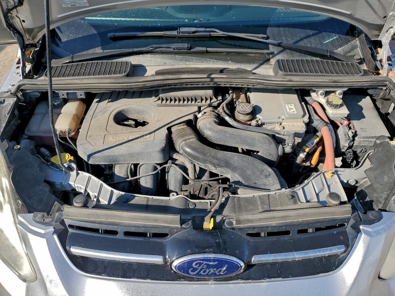 2013 Ford C-max Se Silver vin: 1FADP5AU8DL538855