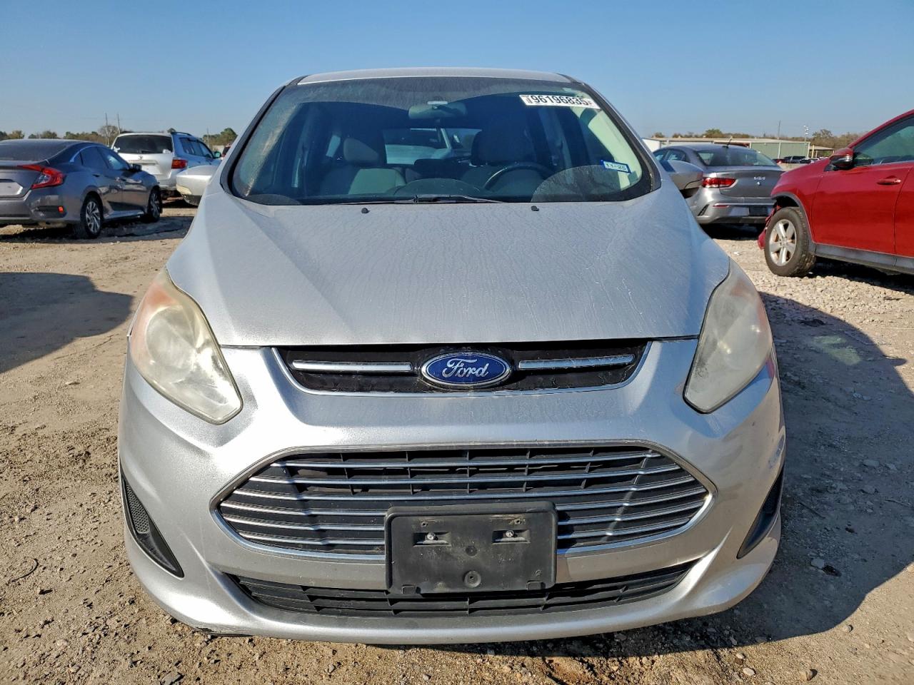 2013 Ford C-max Se Silver vin: 1FADP5AU8DL538855