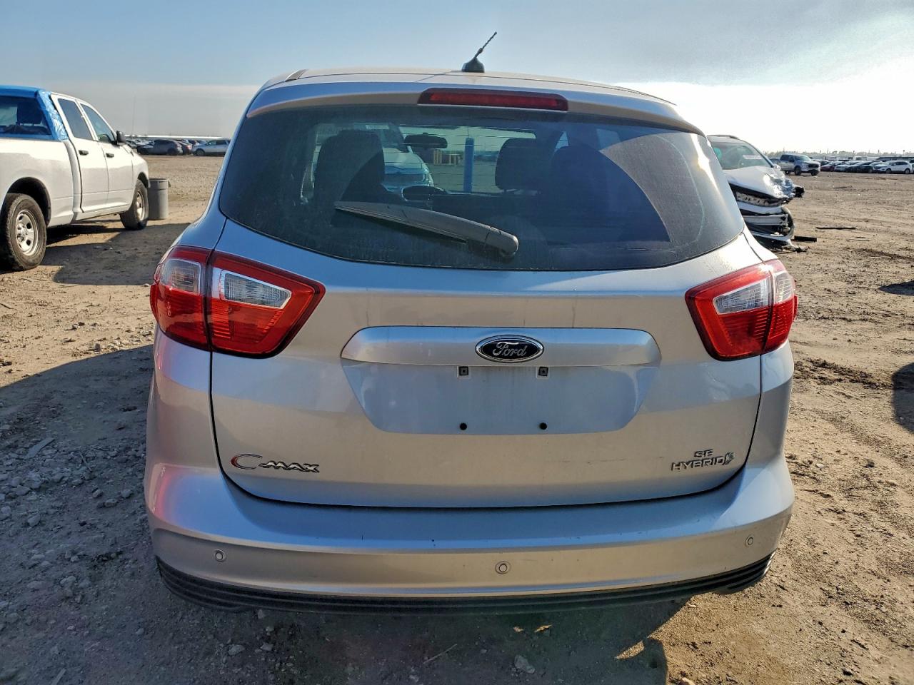 2013 Ford C-max Se Silver vin: 1FADP5AU8DL538855