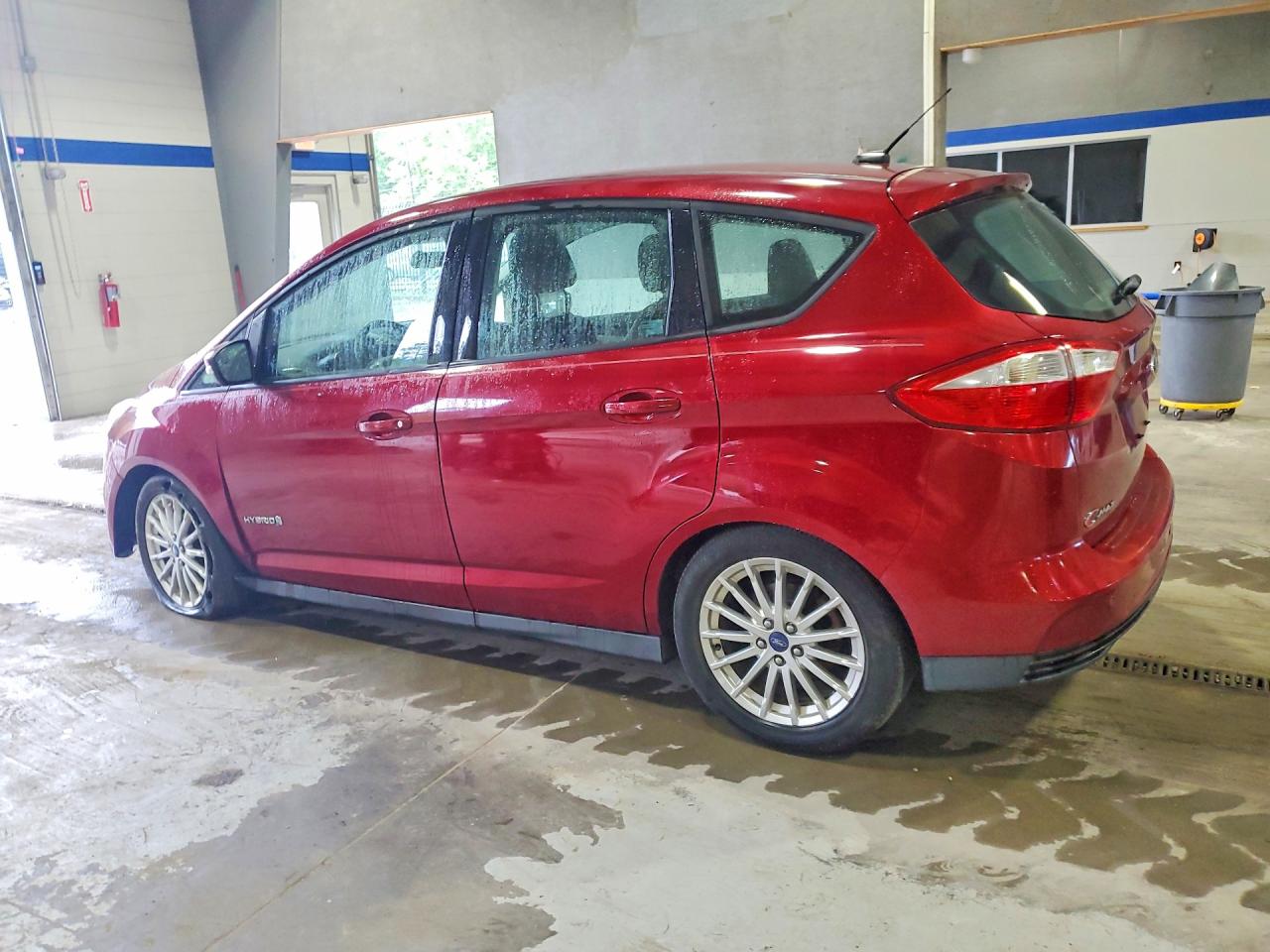 2013 Ford C-max Se Red vin: 1FADP5AU8DL542596