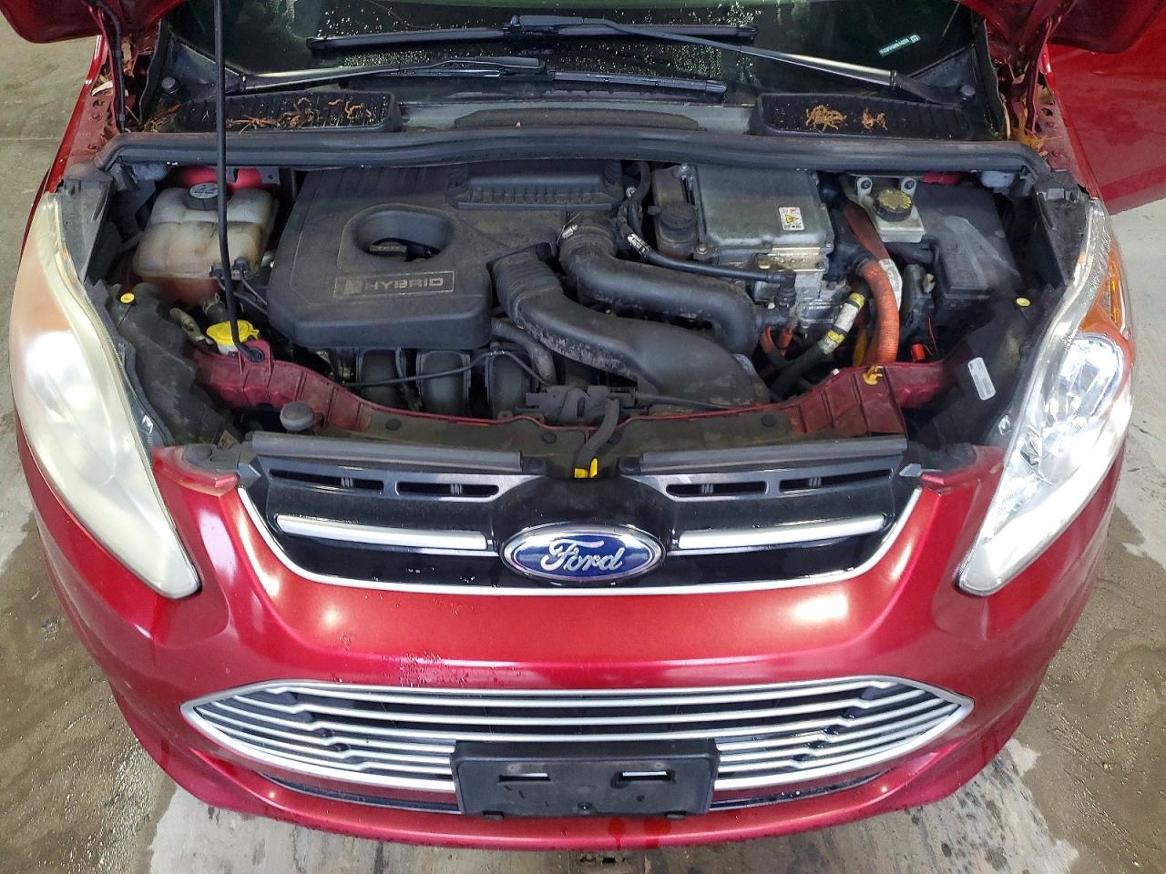 2013 Ford C-max Se Red vin: 1FADP5AU8DL542596