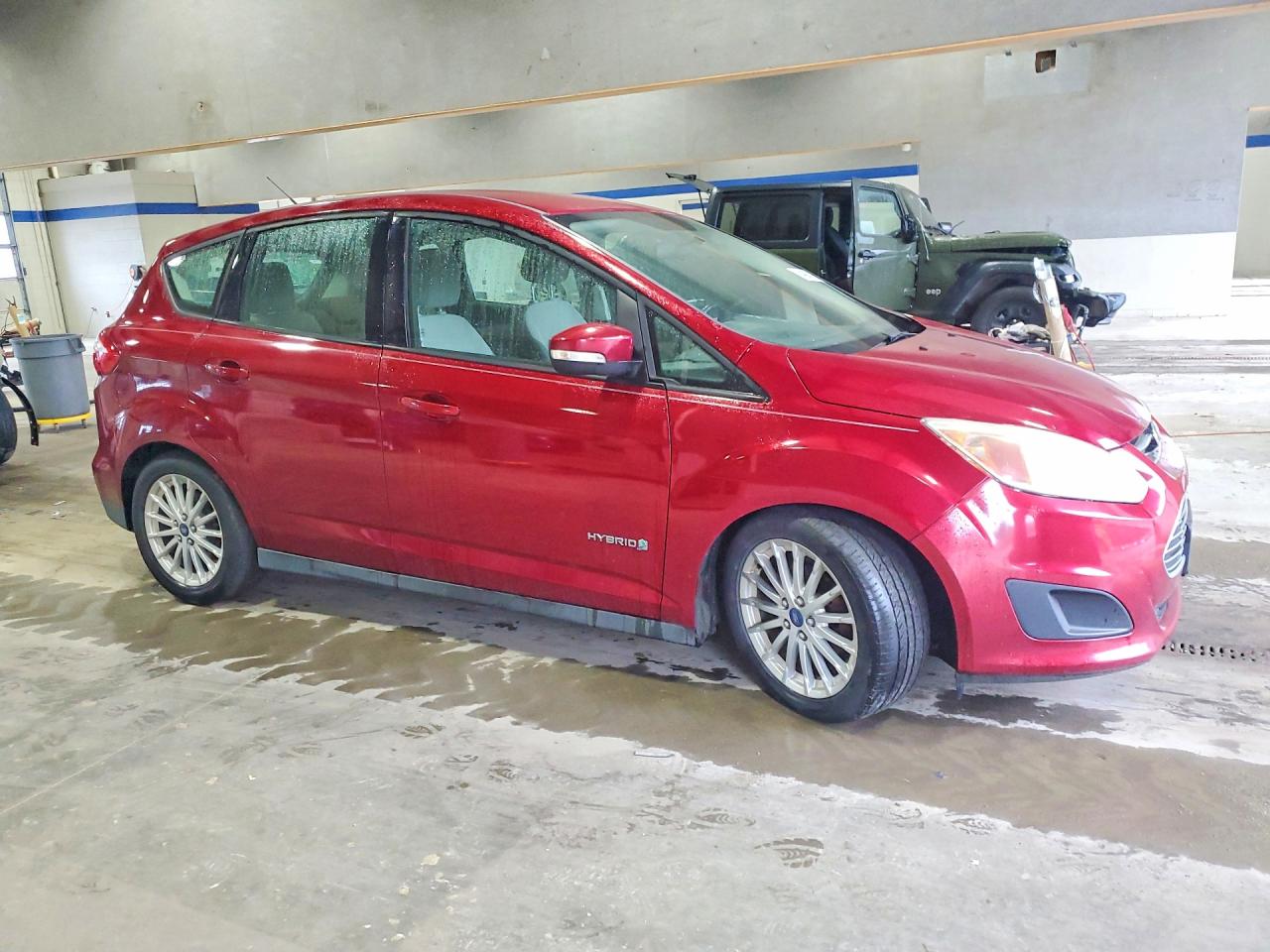 2013 Ford C-max Se Red vin: 1FADP5AU8DL542596