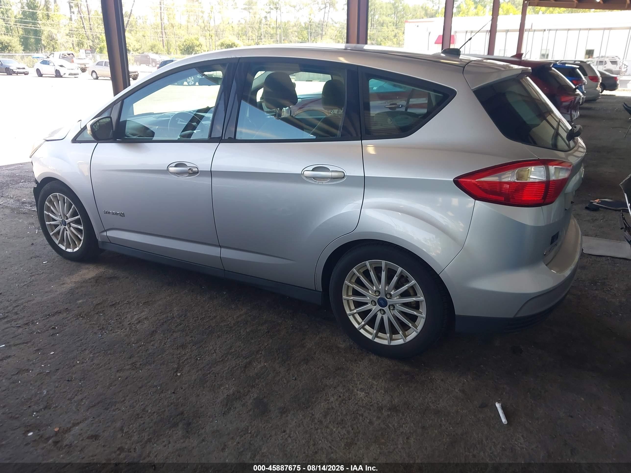 2013 Ford C-max Hybrid Se Серебряный vin: 1FADP5AU8DL545126