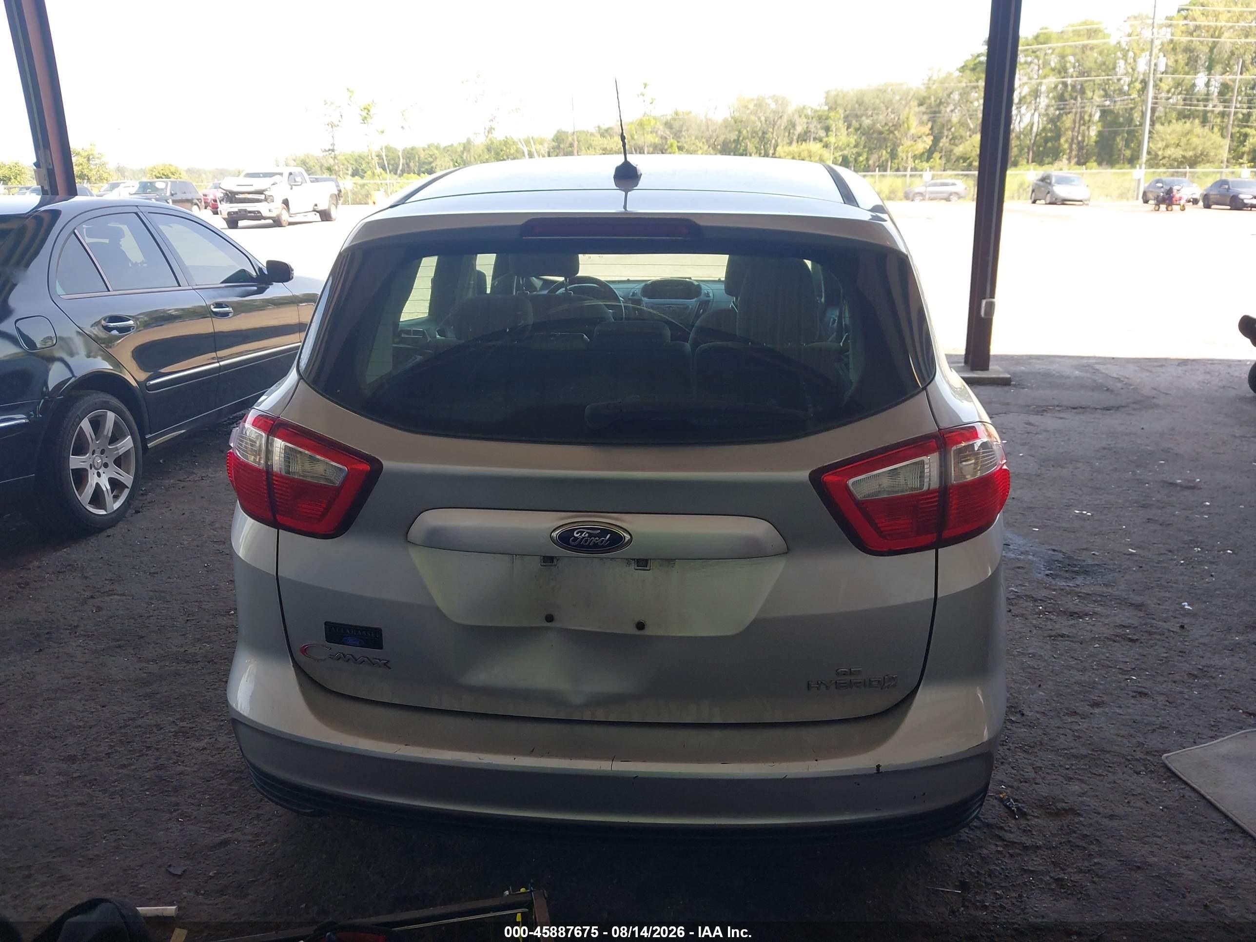 2013 Ford C-max Hybrid Se Серебряный vin: 1FADP5AU8DL545126