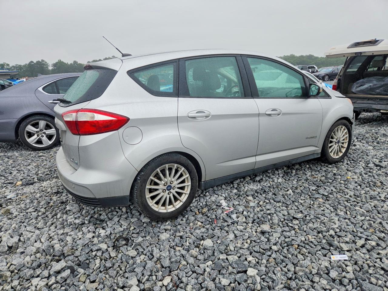 2013 Ford C-max Se Silver vin: 1FADP5AU8DL546938