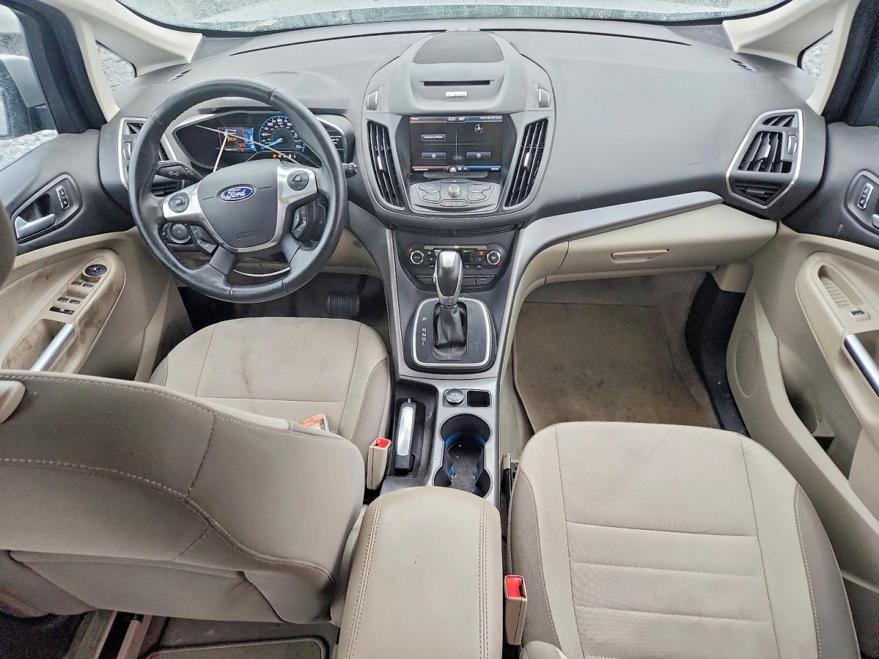 2013 Ford C-max Se Silver vin: 1FADP5AU8DL546938
