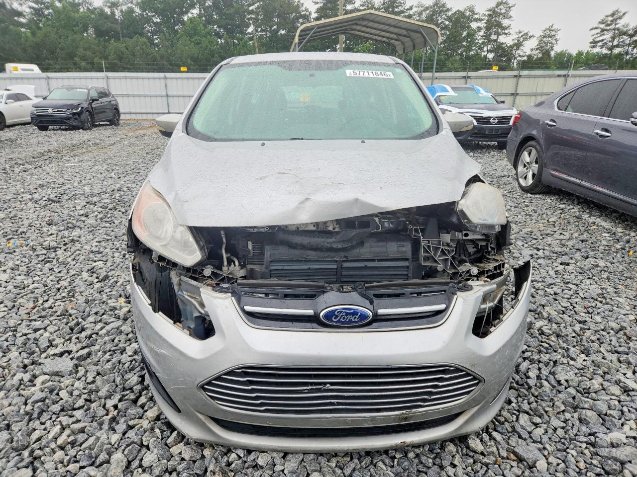2013 Ford C-max Se Silver vin: 1FADP5AU8DL546938