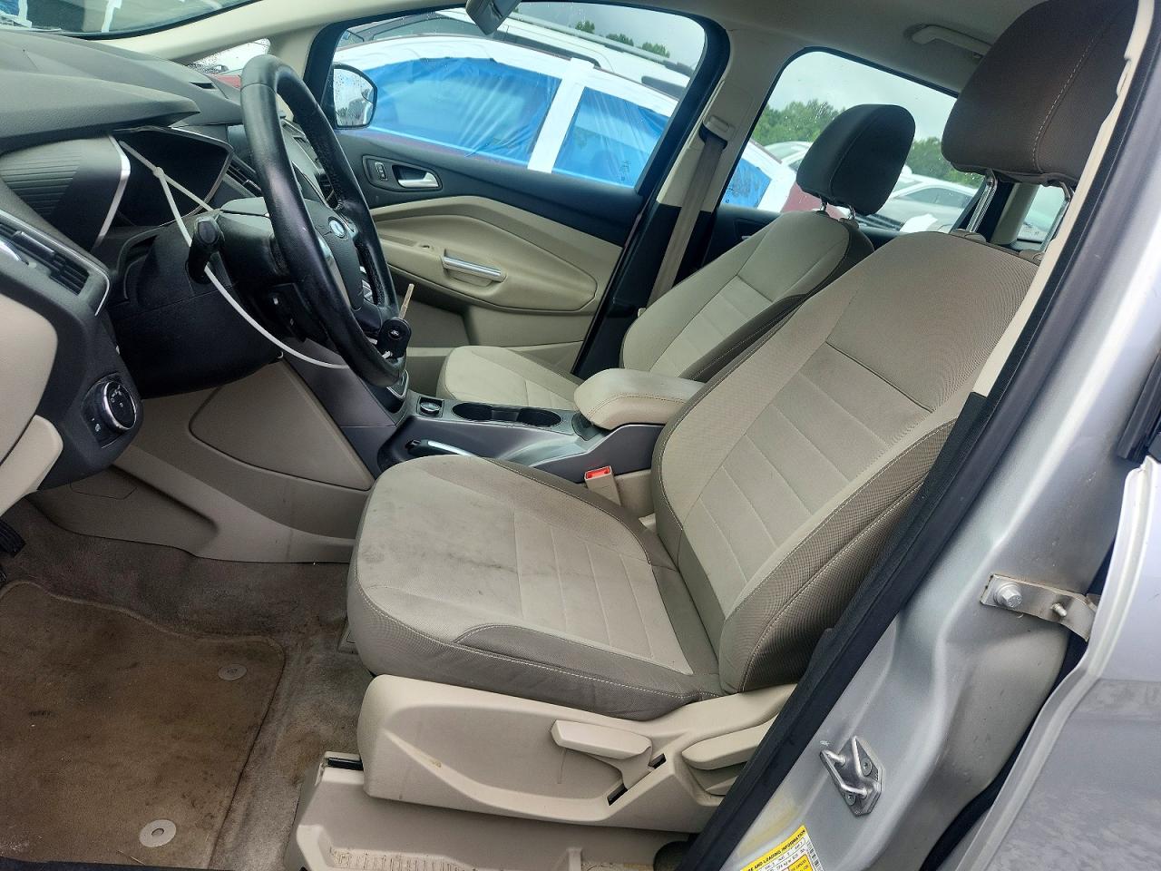 2013 Ford C-max Se Silver vin: 1FADP5AU8DL546938