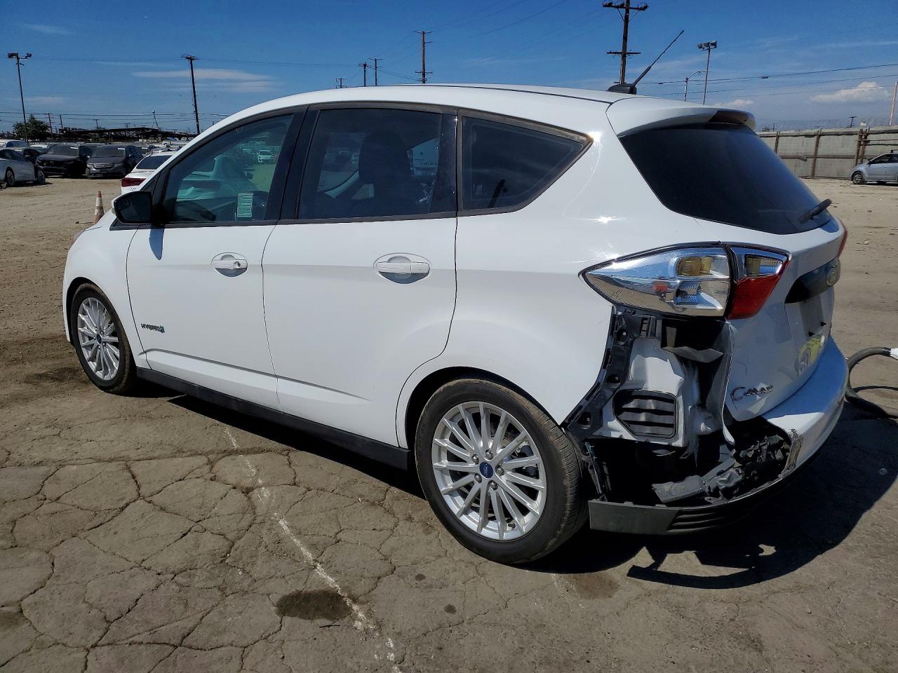 2013 Ford C-max Se White vin: 1FADP5AU8DL549497