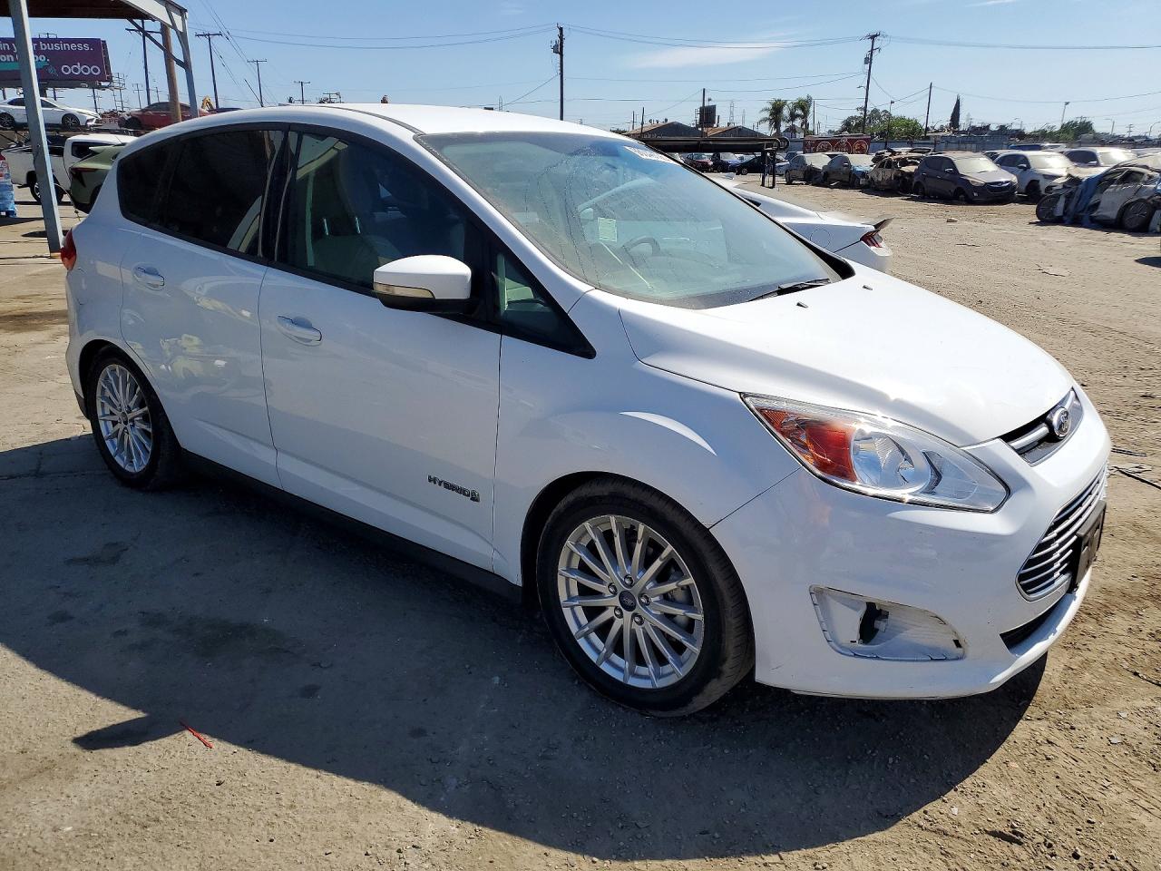 2013 Ford C-max Se White vin: 1FADP5AU8DL549497