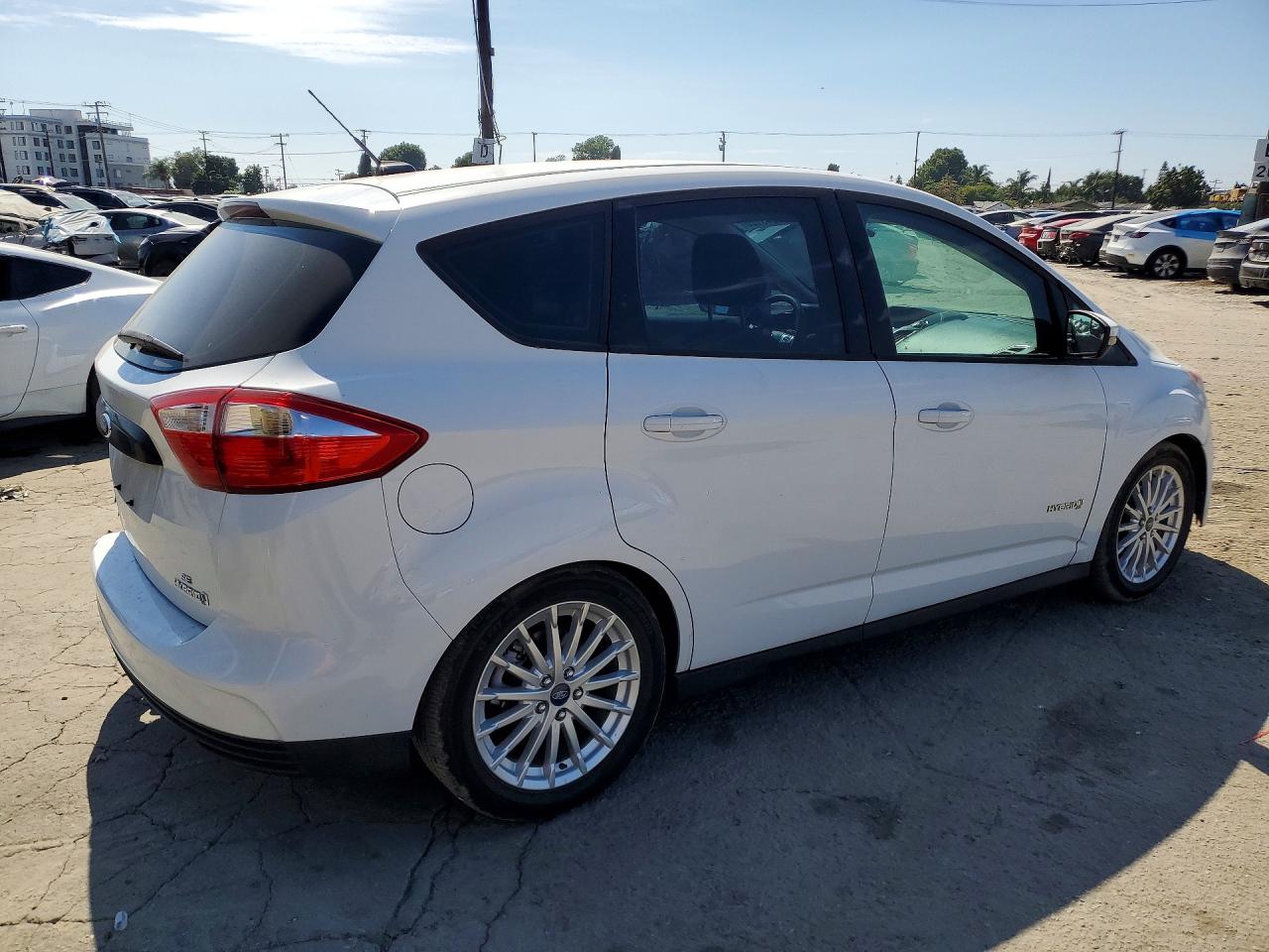 2013 Ford C-max Se White vin: 1FADP5AU8DL549497