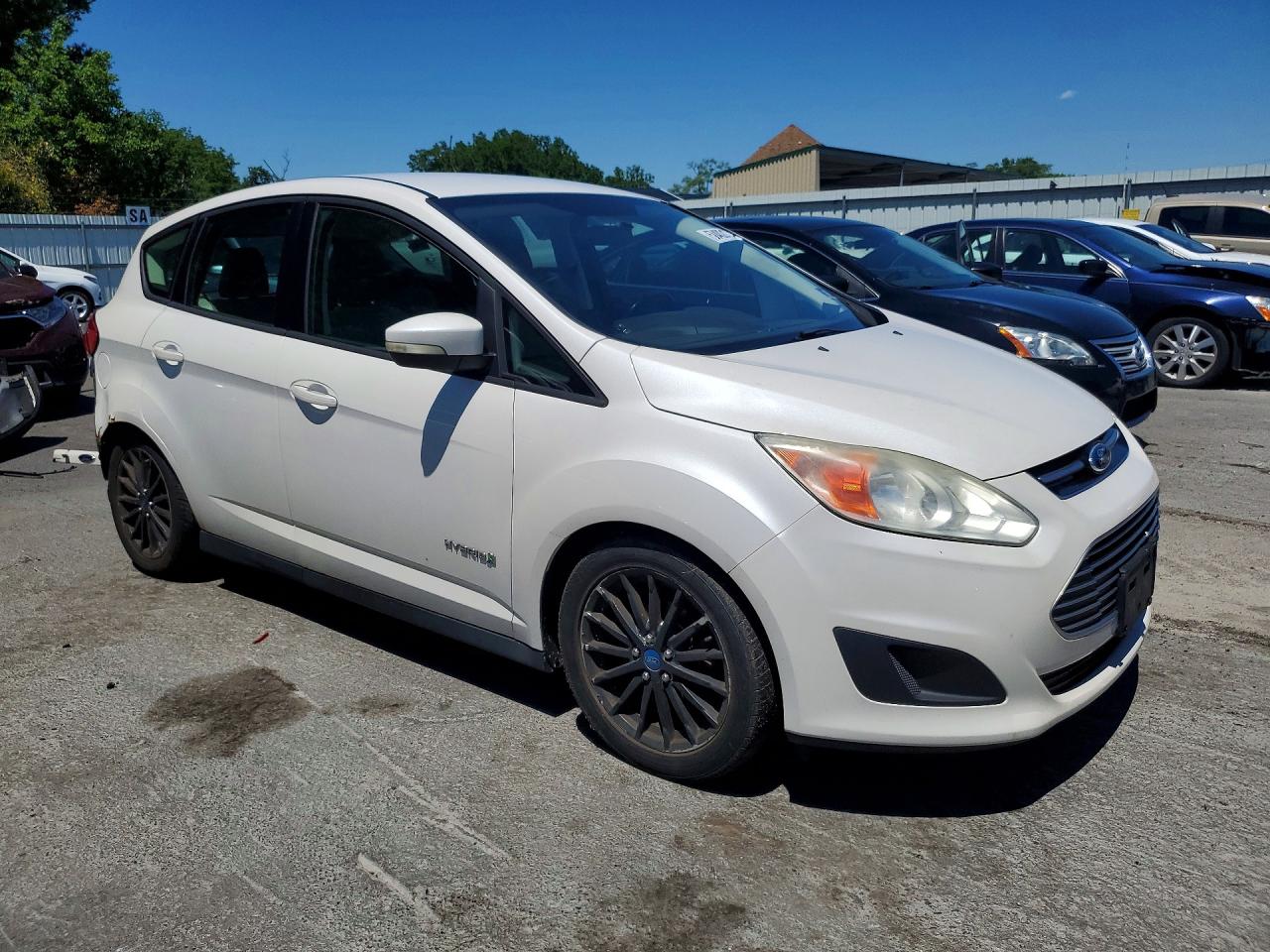 2013 Ford C-max Se White vin: 1FADP5AU8DL551508