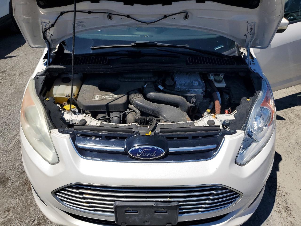 2013 Ford C-max Se White vin: 1FADP5AU8DL551508