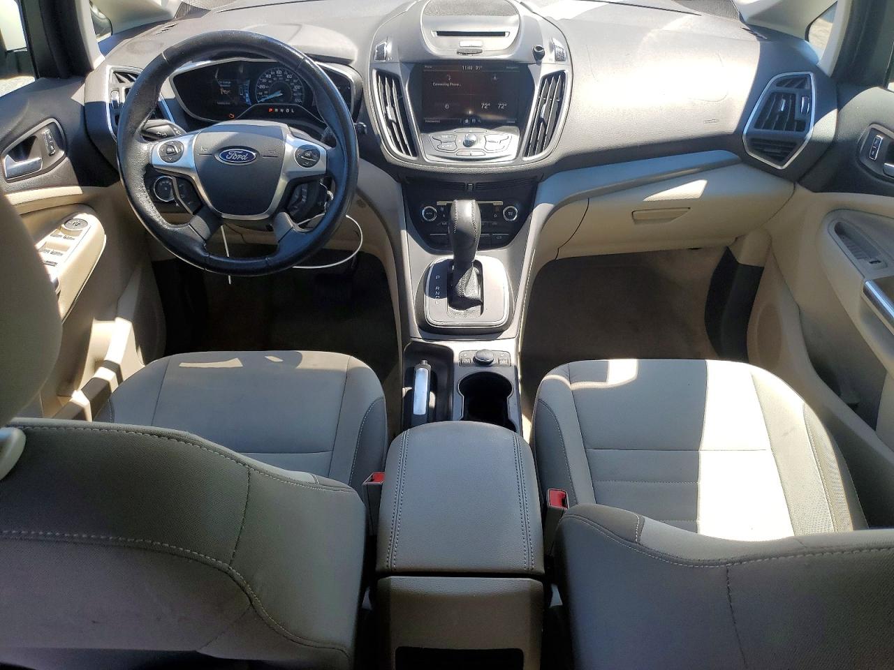 2013 Ford C-max Se White vin: 1FADP5AU8DL551508