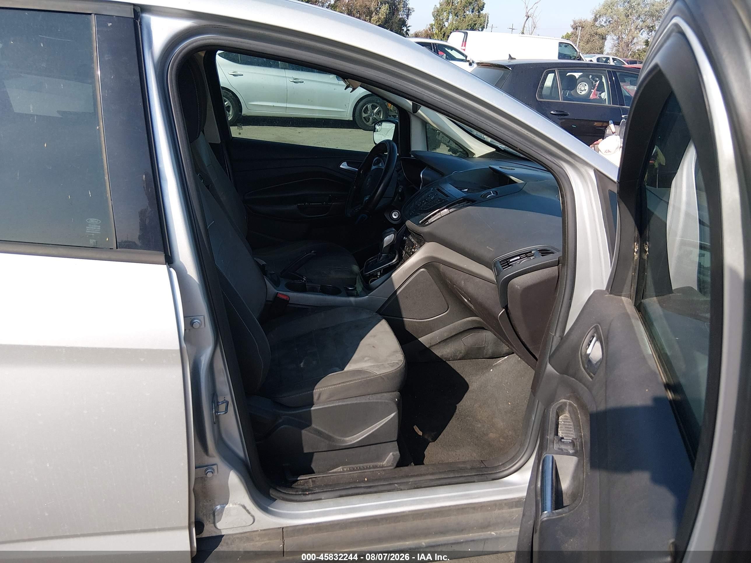 2014 Ford C-max Hybrid Se Silver vin: 1FADP5AU8EL508773
