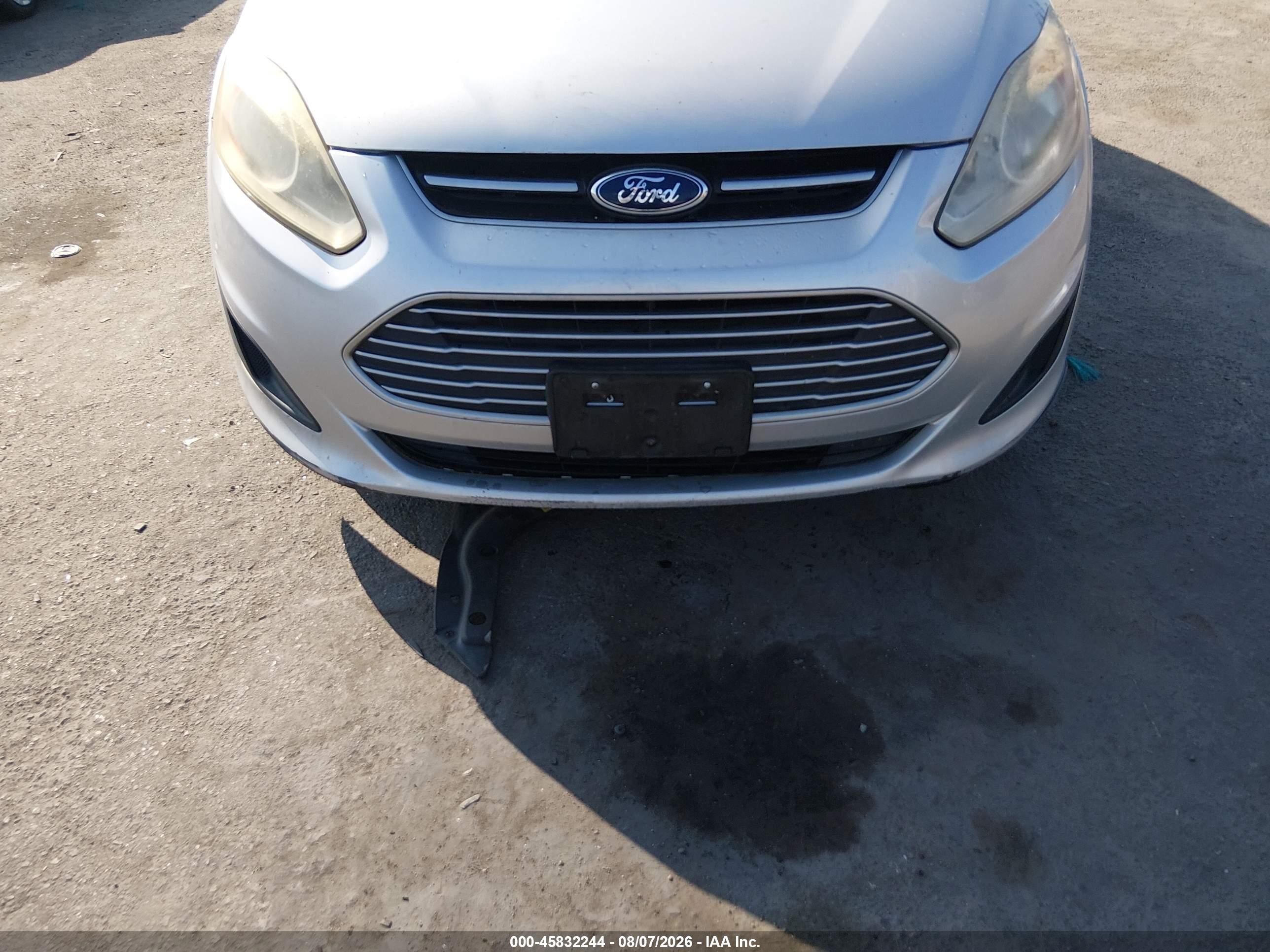 2014 Ford C-max Hybrid Se Silver vin: 1FADP5AU8EL508773