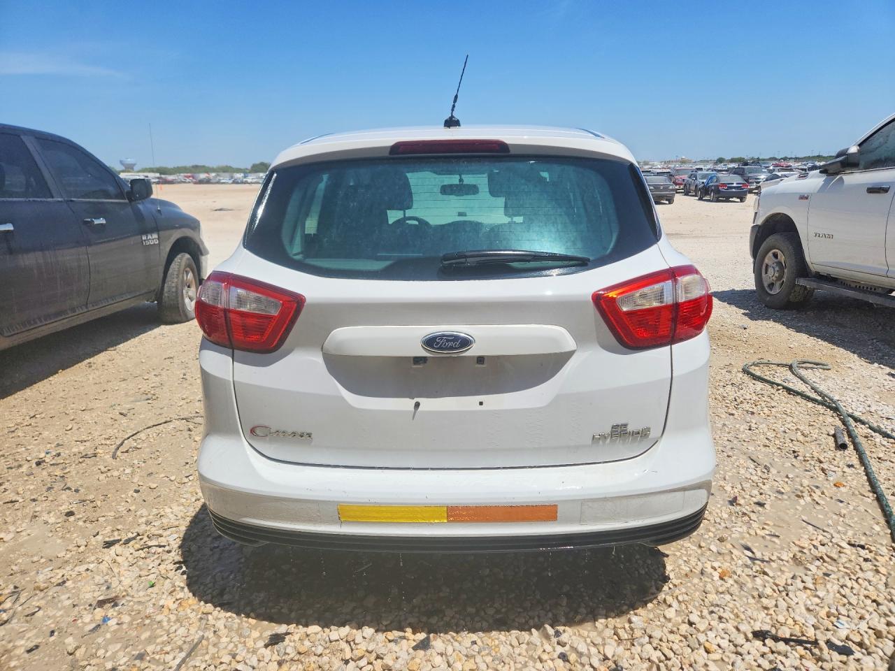 2014 Ford C-max Se White vin: 1FADP5AU8EL509468